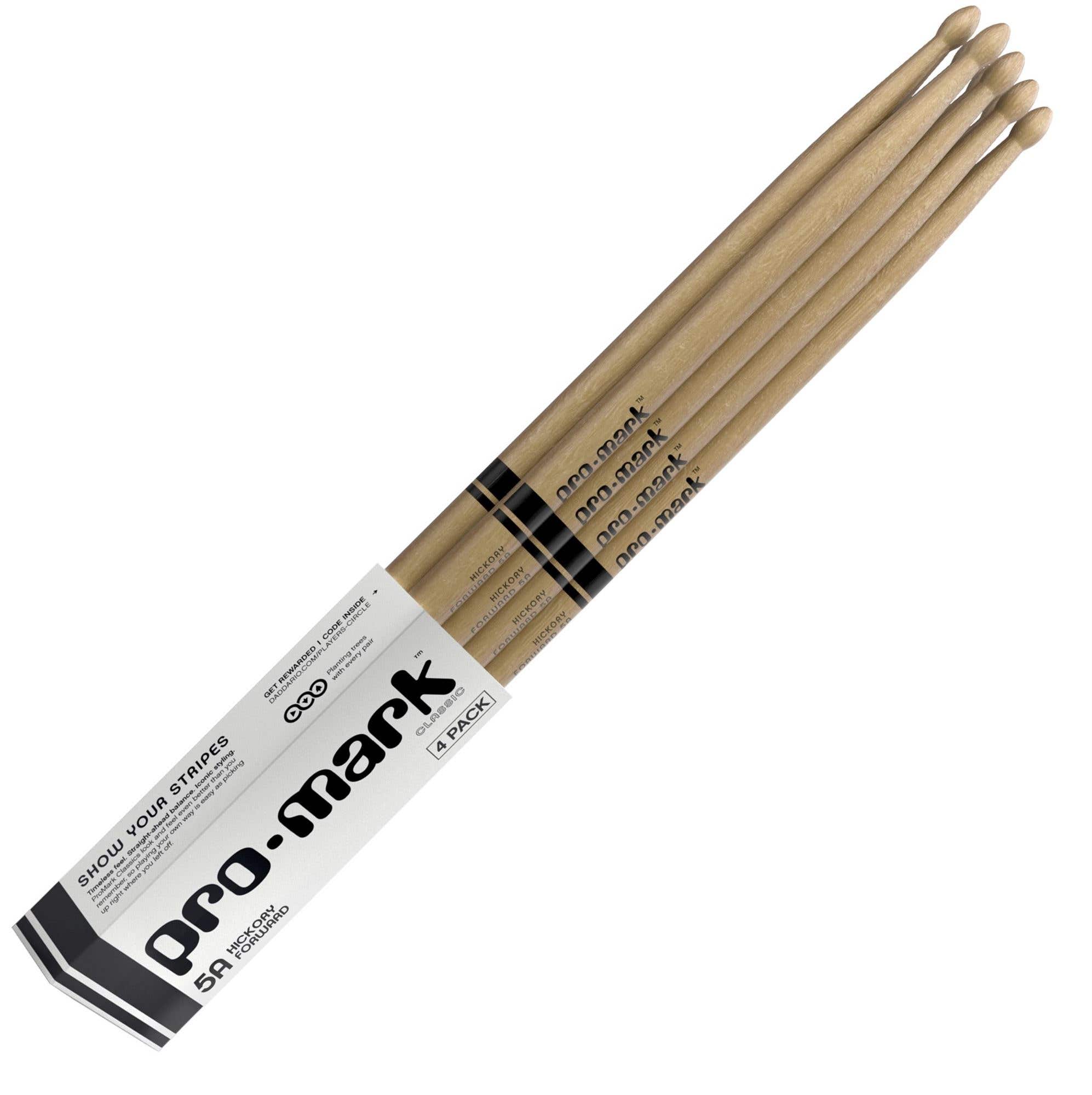 ProMark 5A Wood Tip 4 Pair Pack