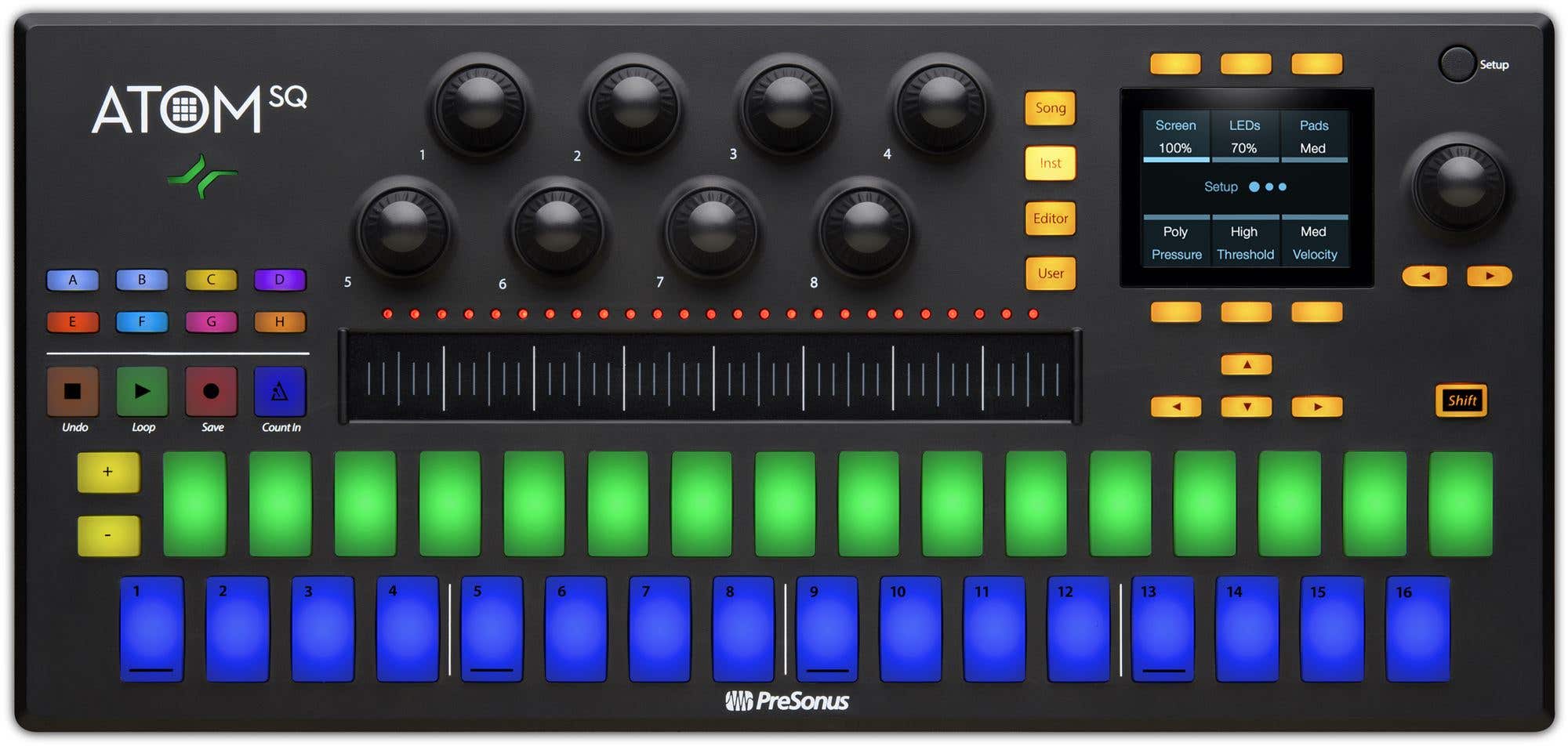 PreSonus ATOM SQ Hybrid MIDI Keyboard And Pad Controller