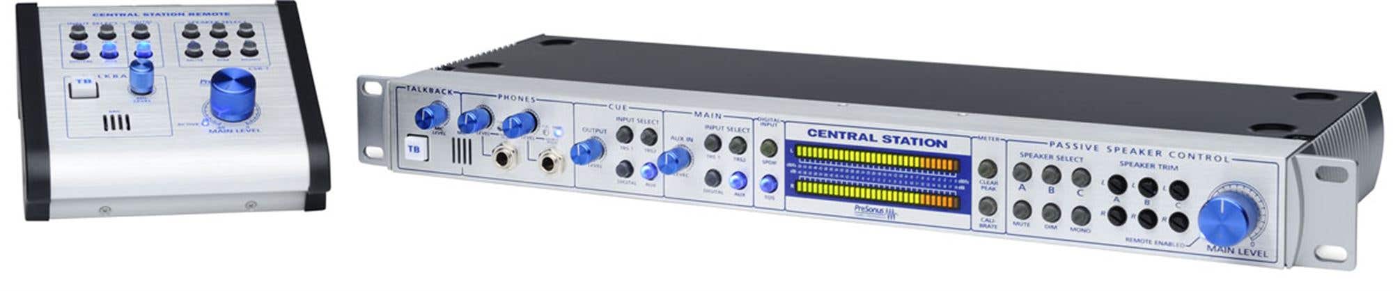 PreSonus Central Station Plus Studio Monitor Controller wRemote