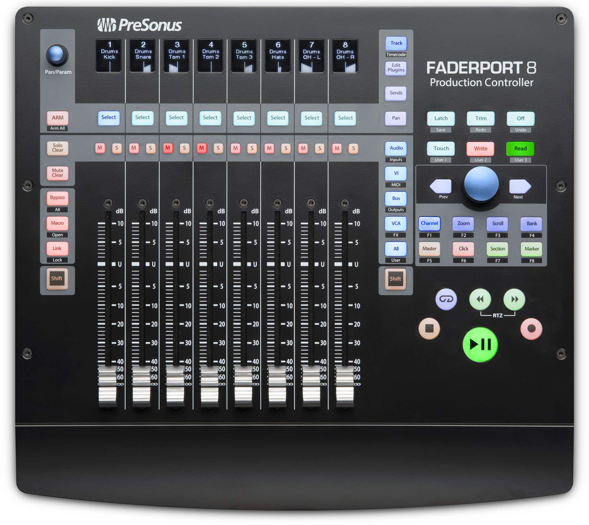 PreSonus FaderPort 8 8 Channel DAW Mix Computer Production Controller