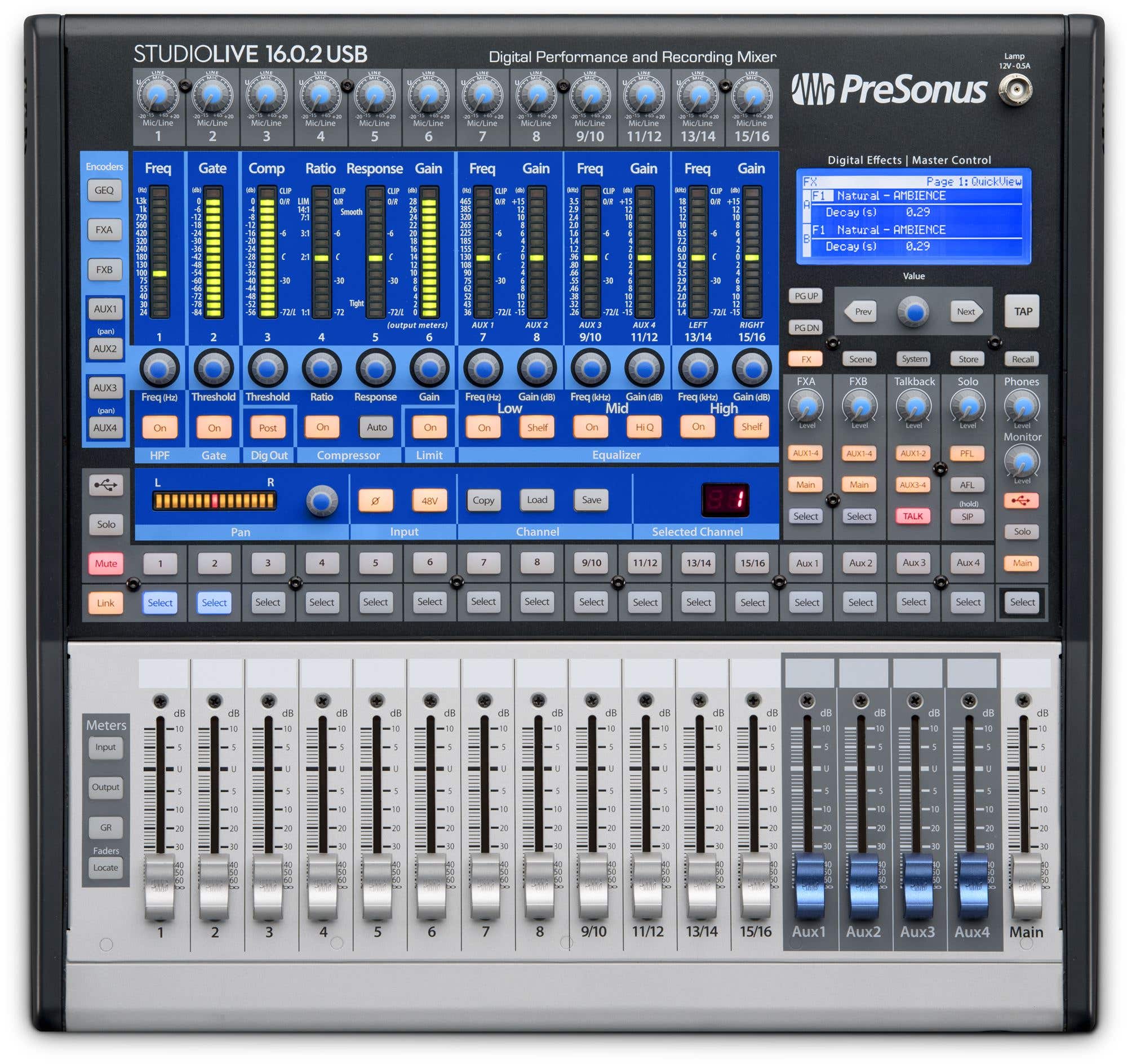 PreSonus StudioLive 16.0.2 USB 16-Channel Digital Mixer