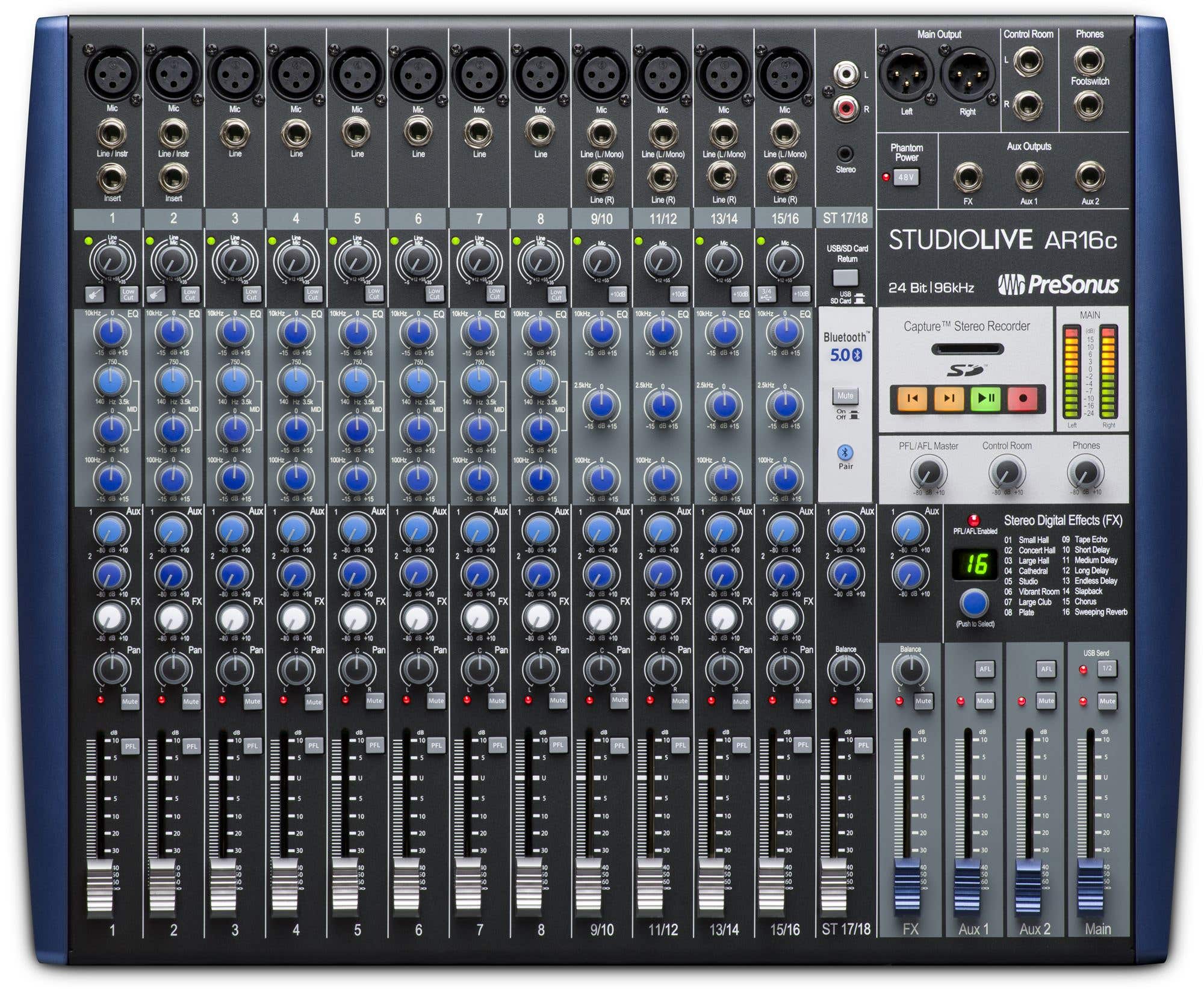 PreSonus StudioLive AR16c 16 Channel USB Mixer
