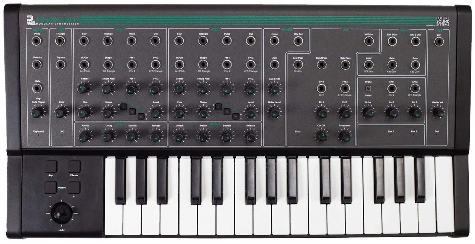 PWM Malevolent Analog Semi Modular Keyboard Synth
