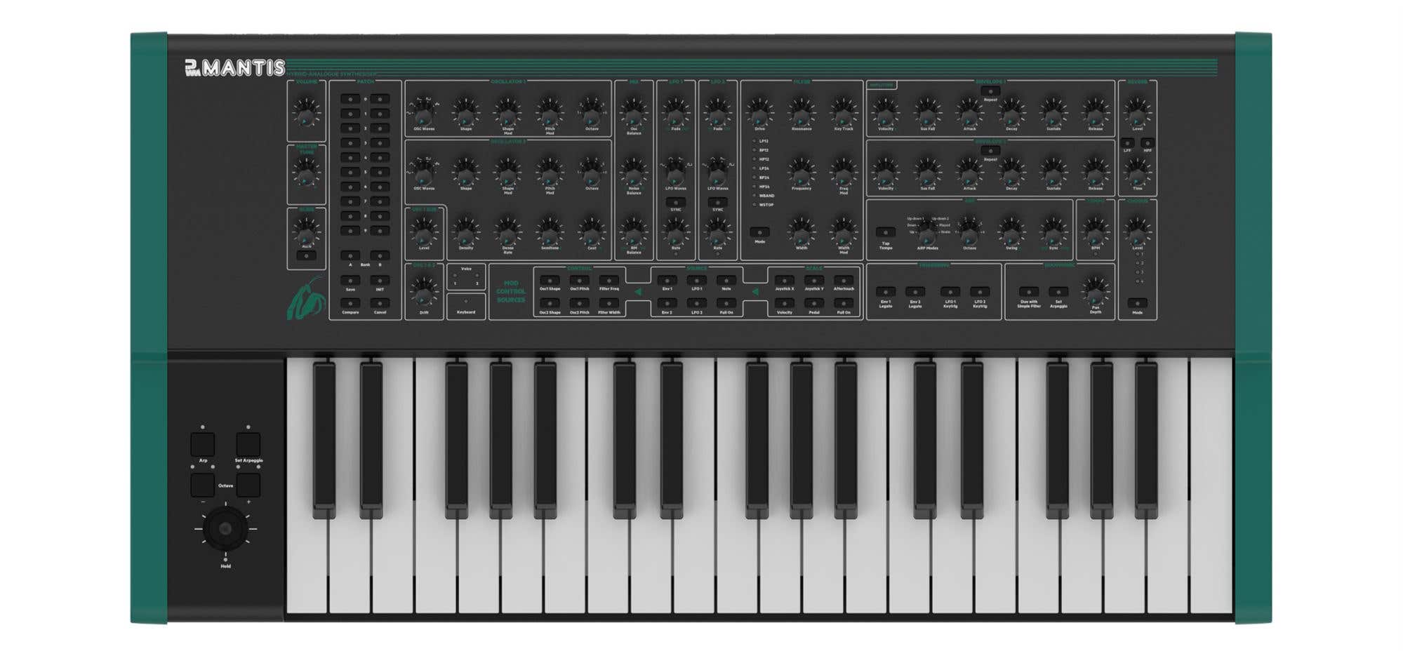 PWM Mantis Hybrid Analog Synthesizer
