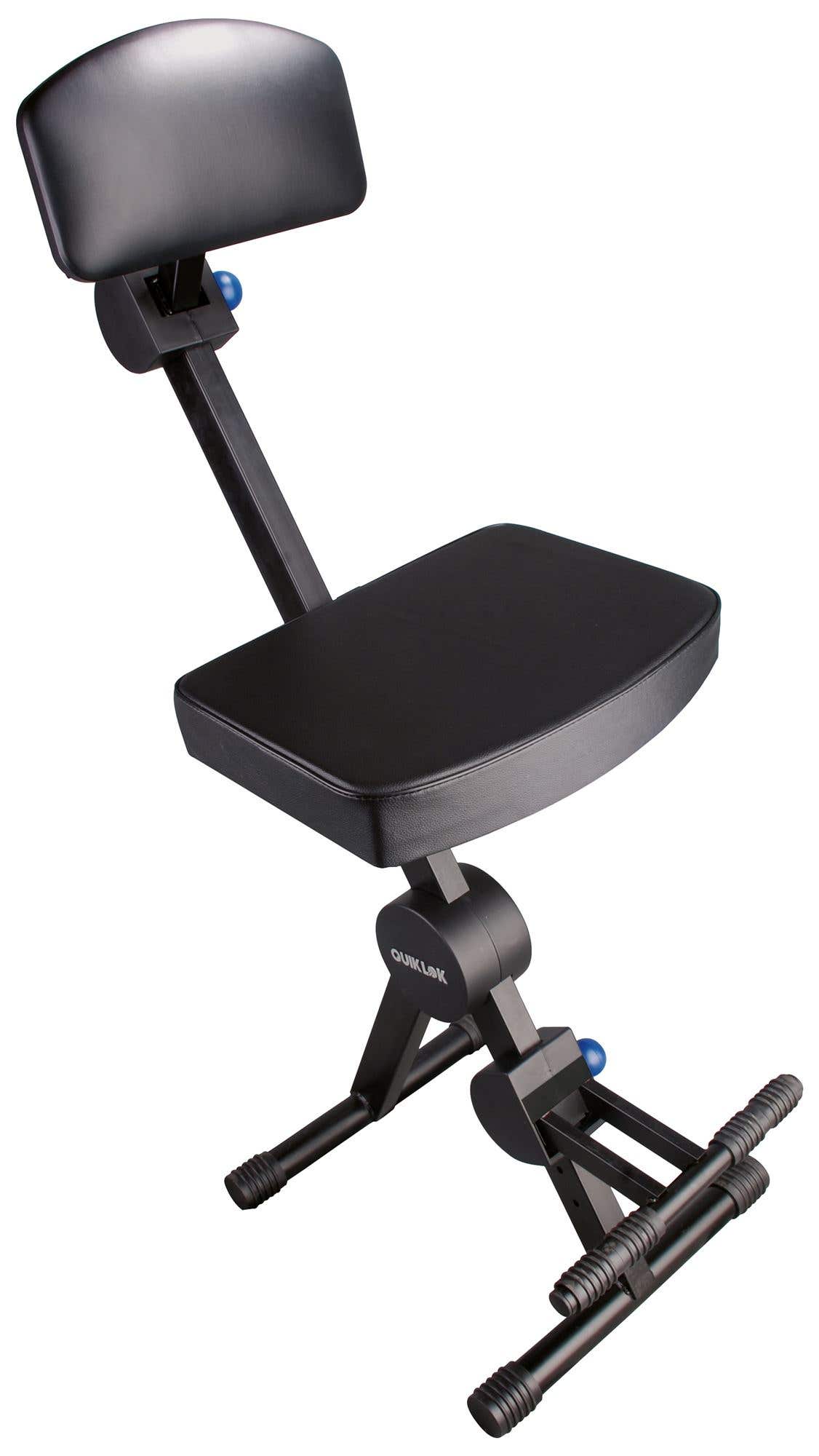 Quik Lok DX-749 Musicians Stool with Adjustable Backrest