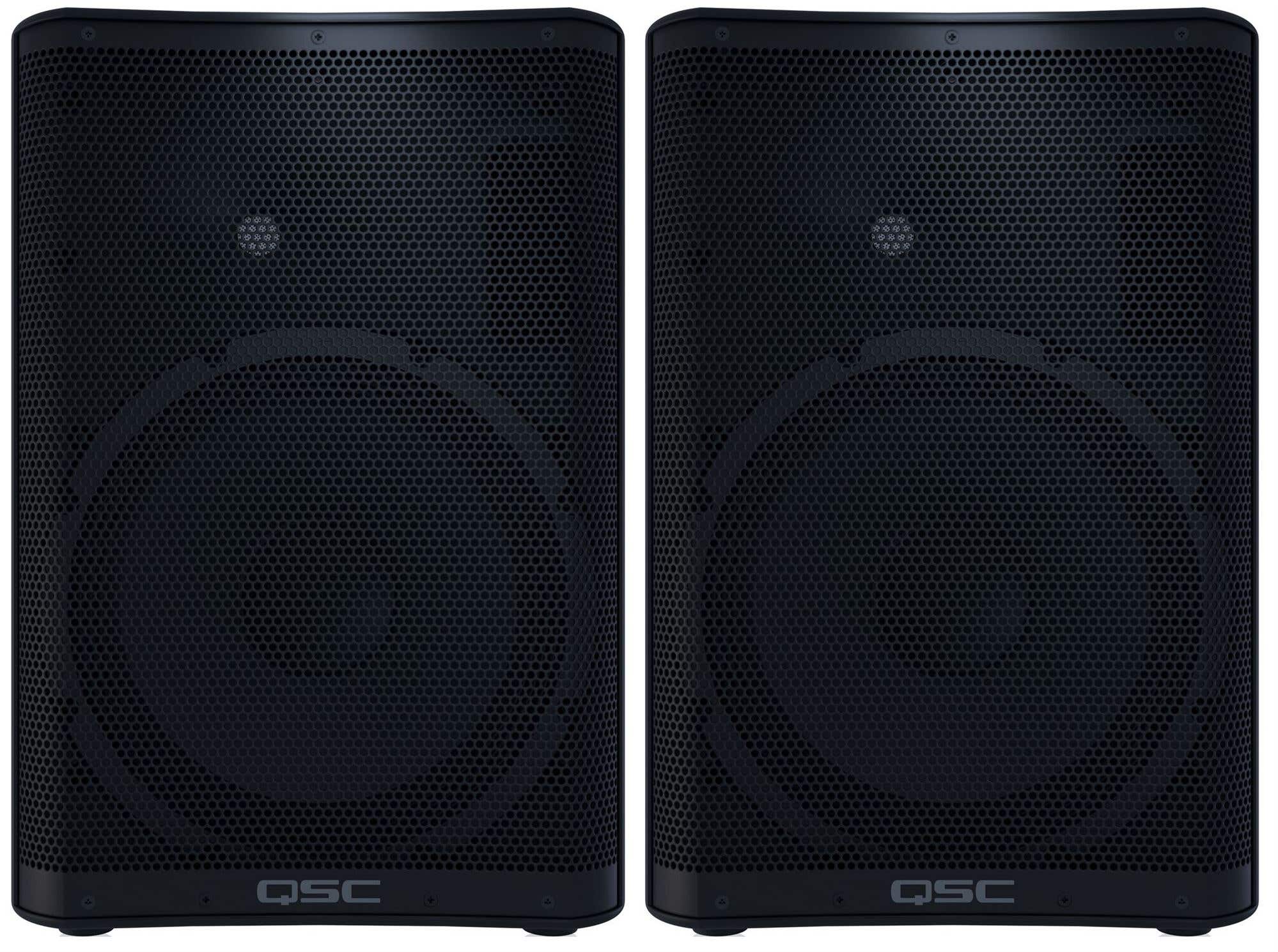 QSC CP12 1000-Watt 12" 2-Way Full Range Compact Powered Speaker Pair