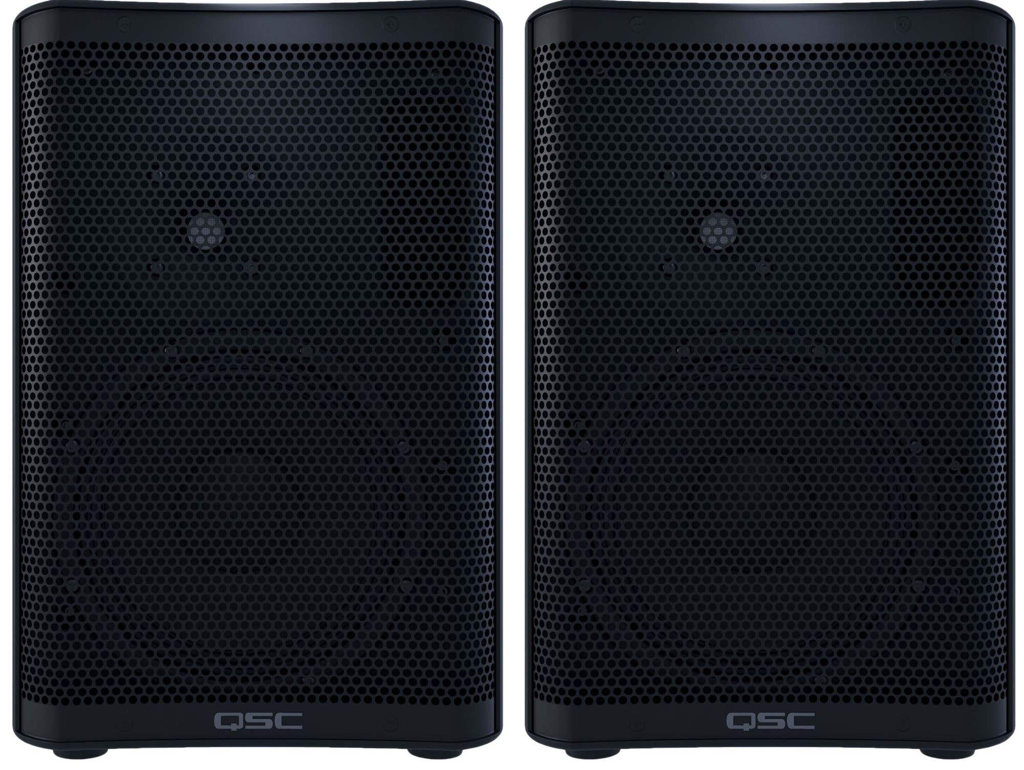QSC CP8 1000-Watt 2-Way Full Range Compact Powered Loudspeaker Pair