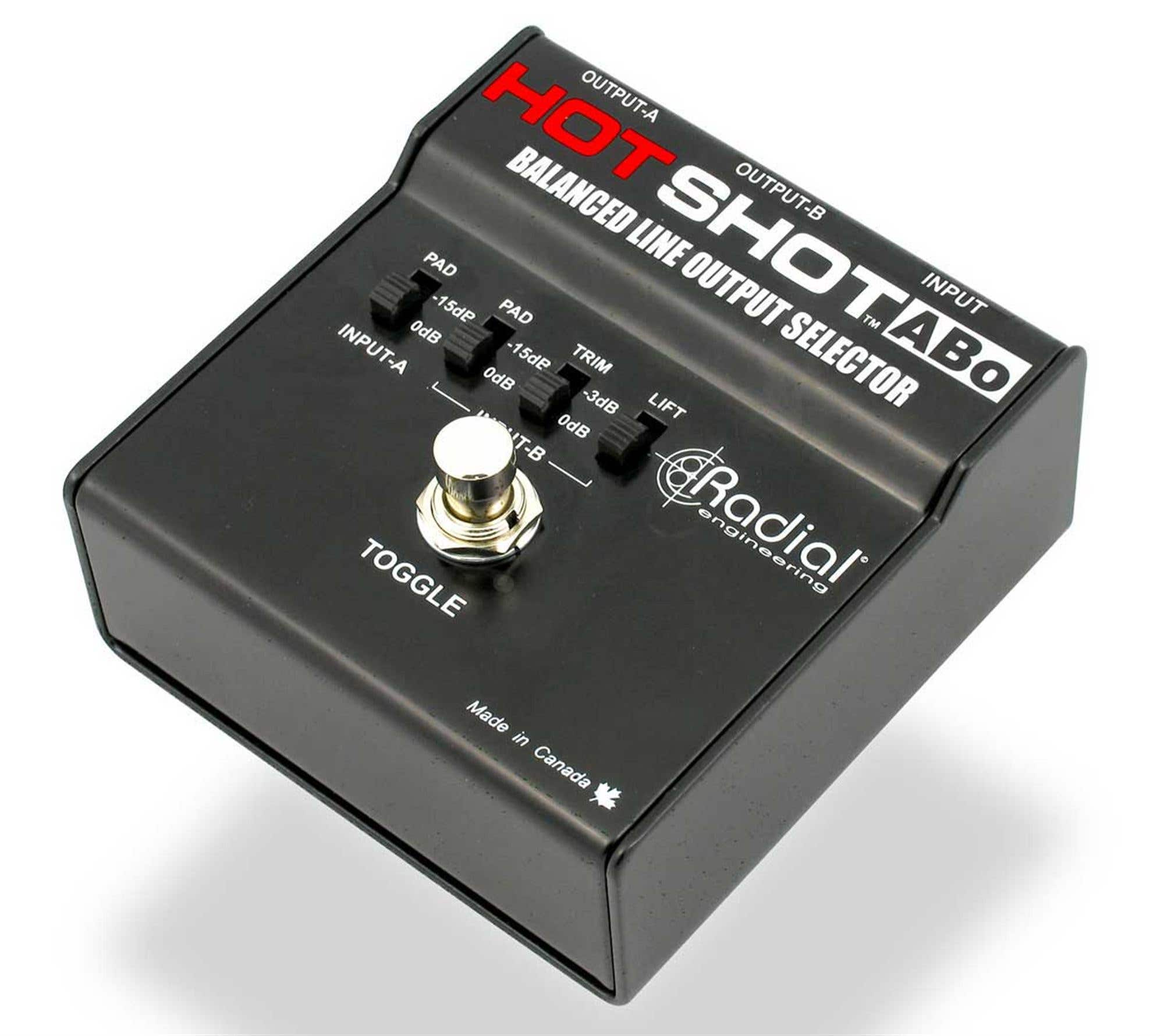 Radial Hot Shot ABO Mic And Line Output Switcher Pedal