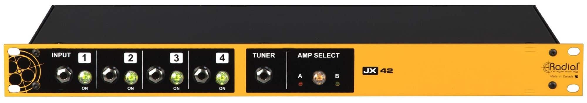 Radial JX42 V2 Four Instrument Dual Amplifier Switching System