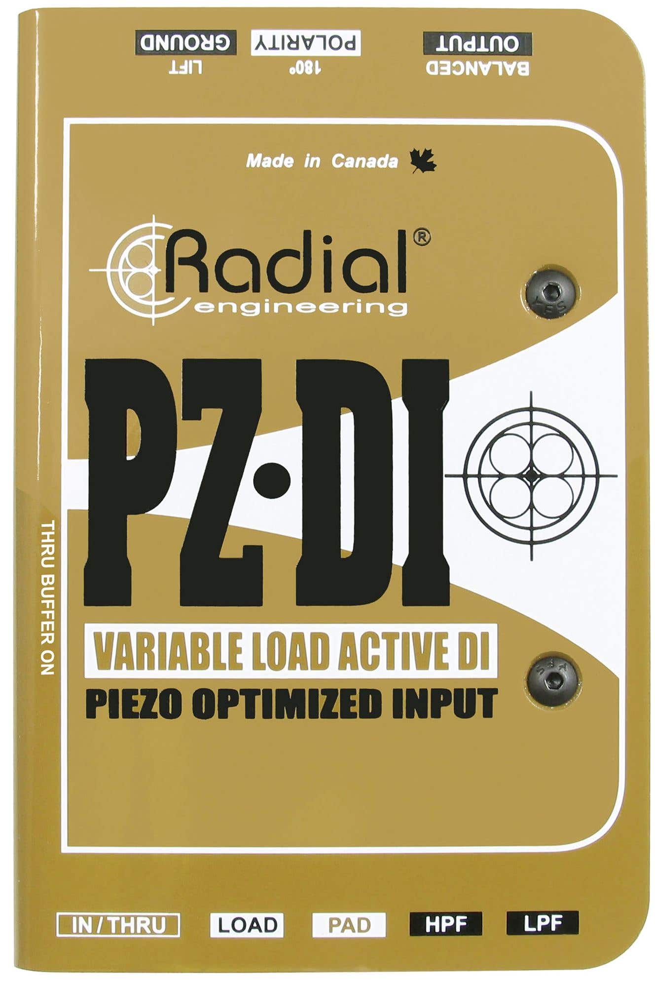 Radial PZDI Active Direct Box for Acoustic Instruments