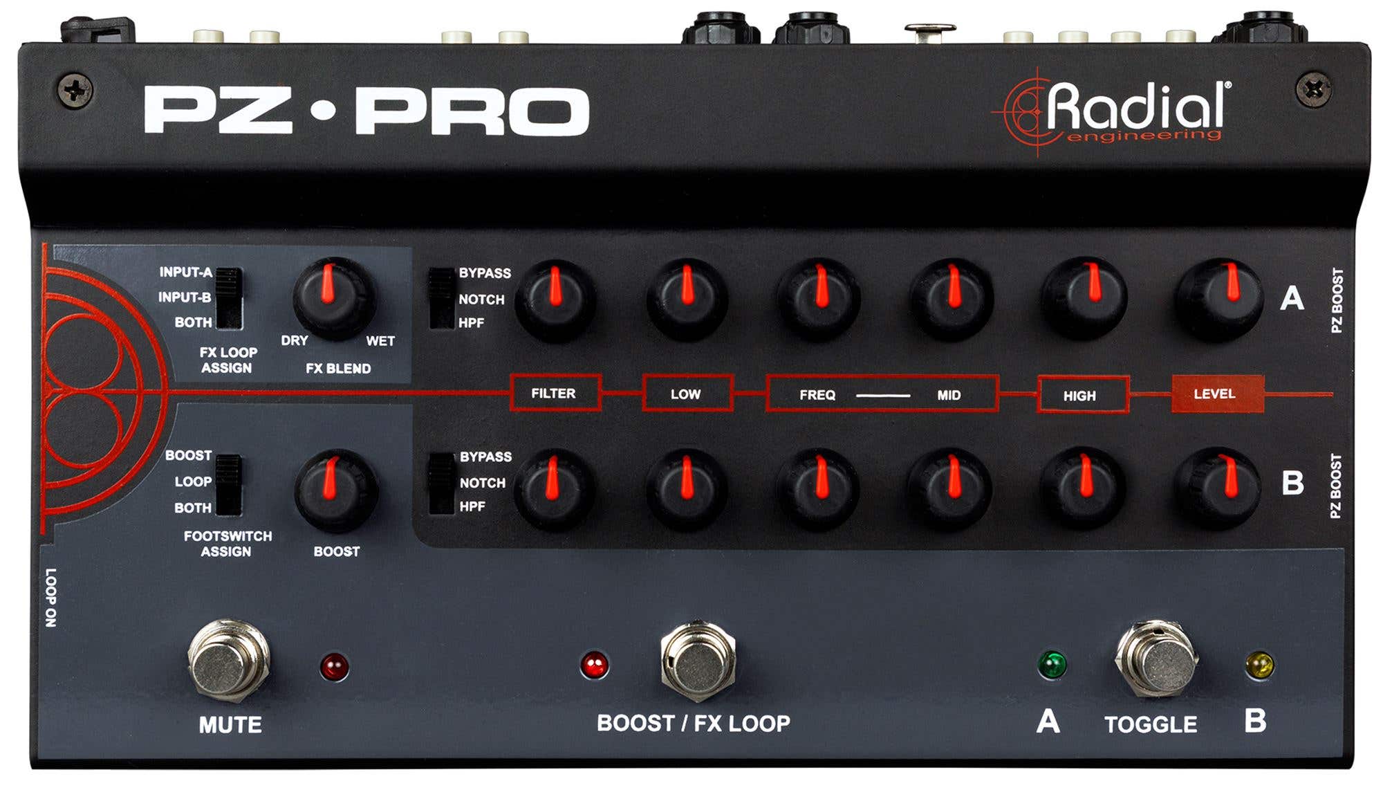 Radial Pz-Pro Dual Channel Acoustic Preamp