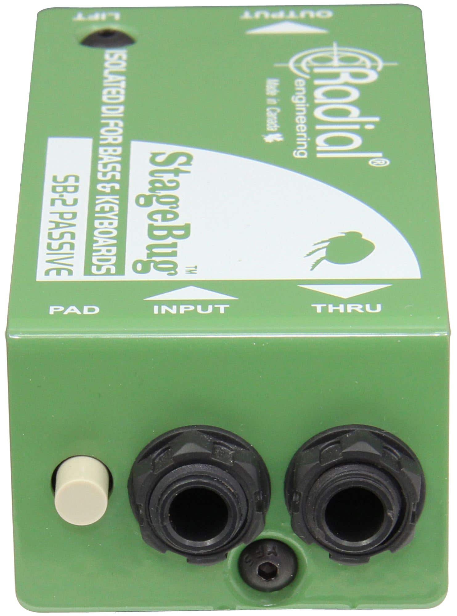 Radial StageBug SB2 Passive Acoustic Instument Direct Box