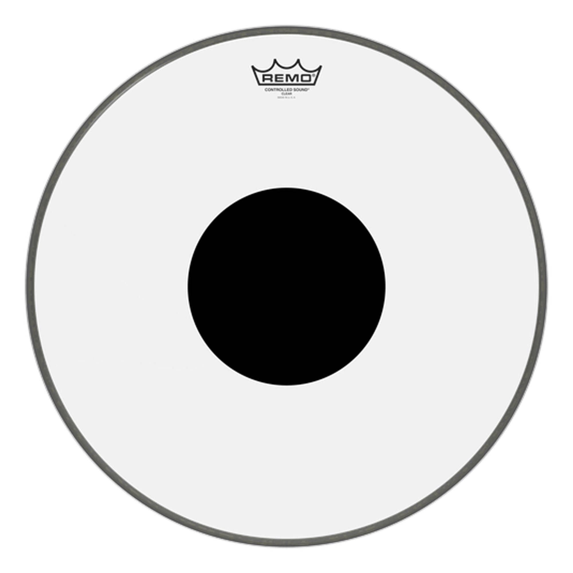 Remo CS Bass Drum Head Clear Black Dot 18 Inch