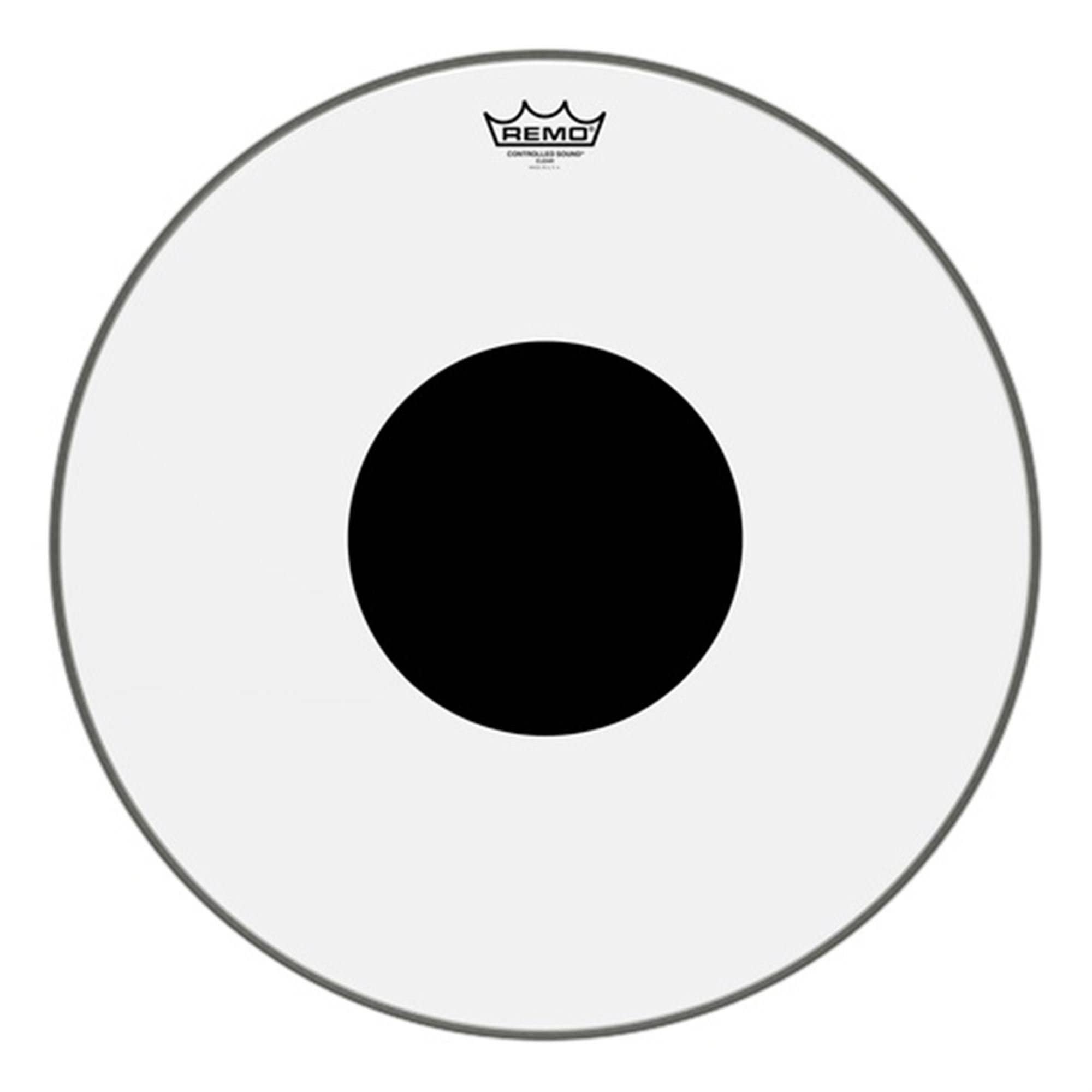 Remo CS Bass Drum Head Clear Black Dot 20 Inch