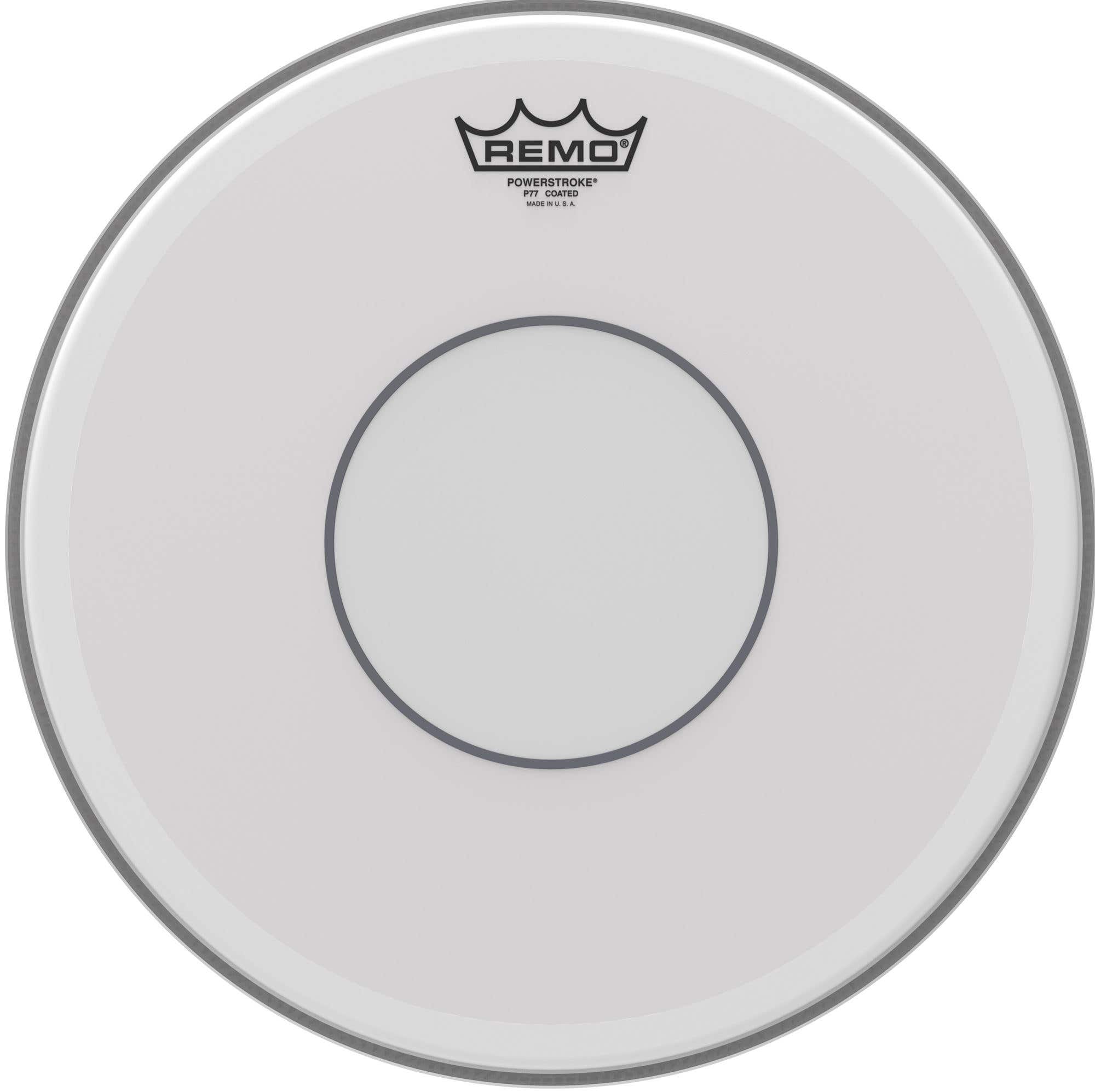Remo Powerstroke 77 Coated Open Channel Clear Dot  Drum Head 14 Inch