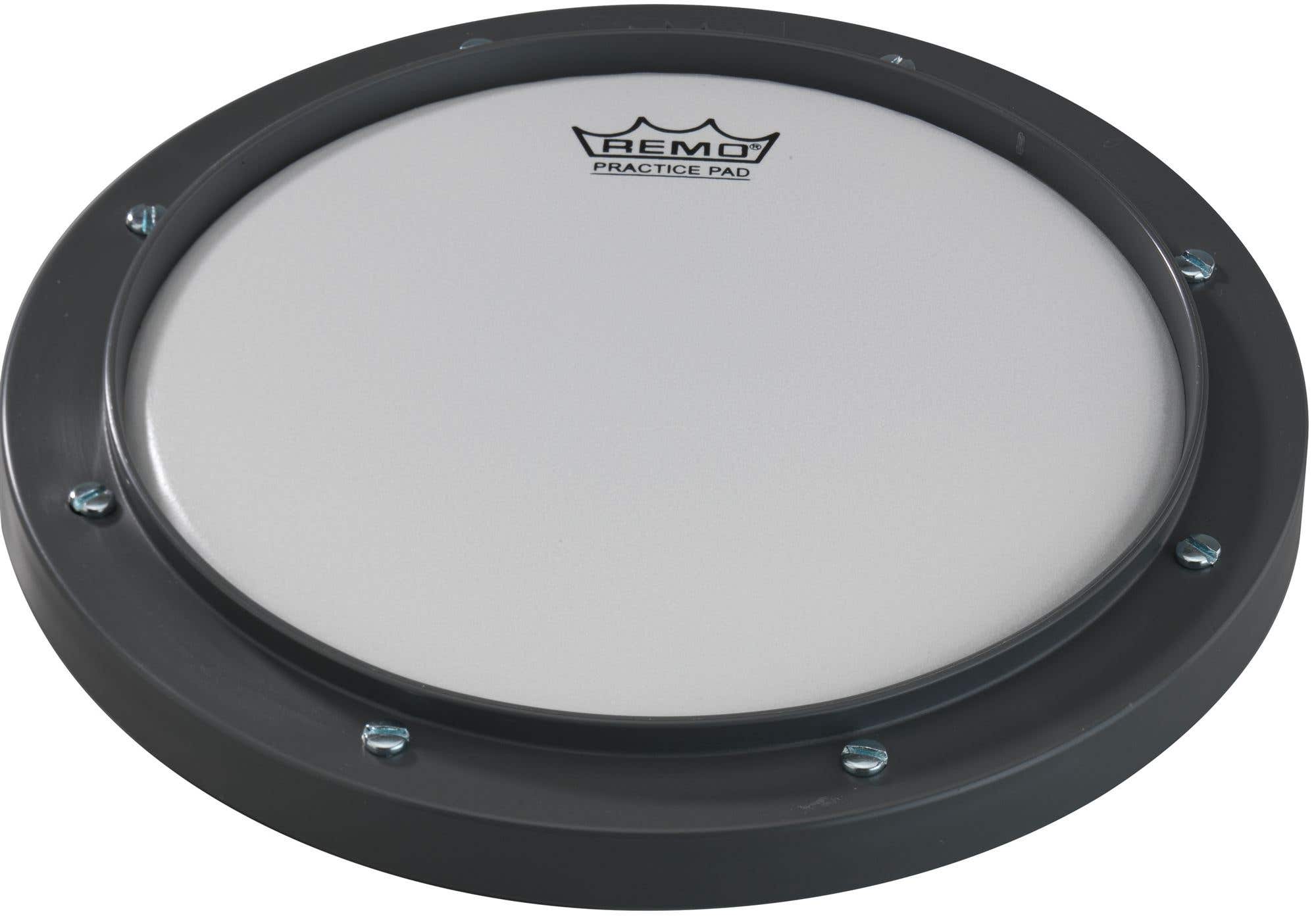 Remo RT000800 8 Inch Gray Practice Pad Coated Ambassador