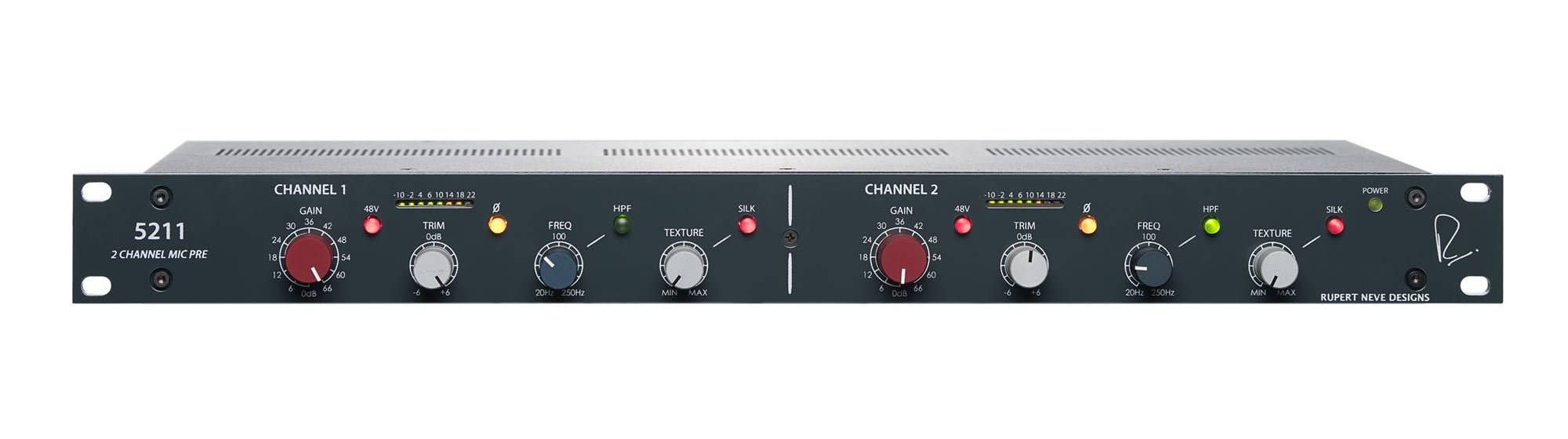 Rupert Neve Designs 5211-S Dual Channel Microphone Preamp