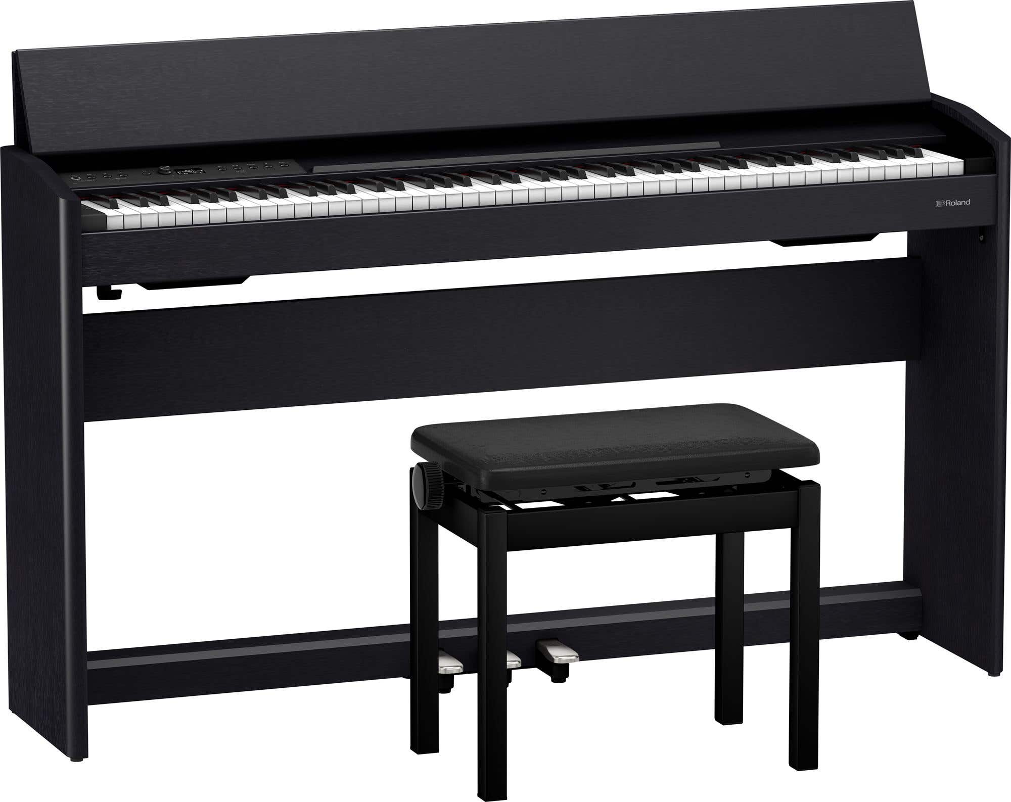 Roland F701 Digital Home Piano in Contemporary Black