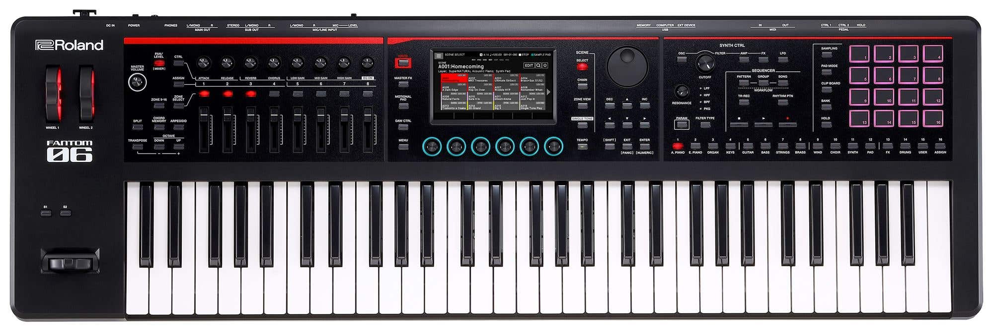Roland Fantom 06 61-Key Synthesizer Workstation