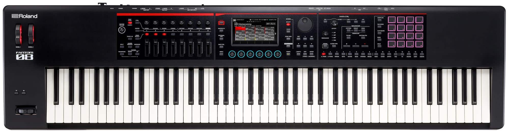 Roland Fantom 08 88-Key Synthesizer Workstation