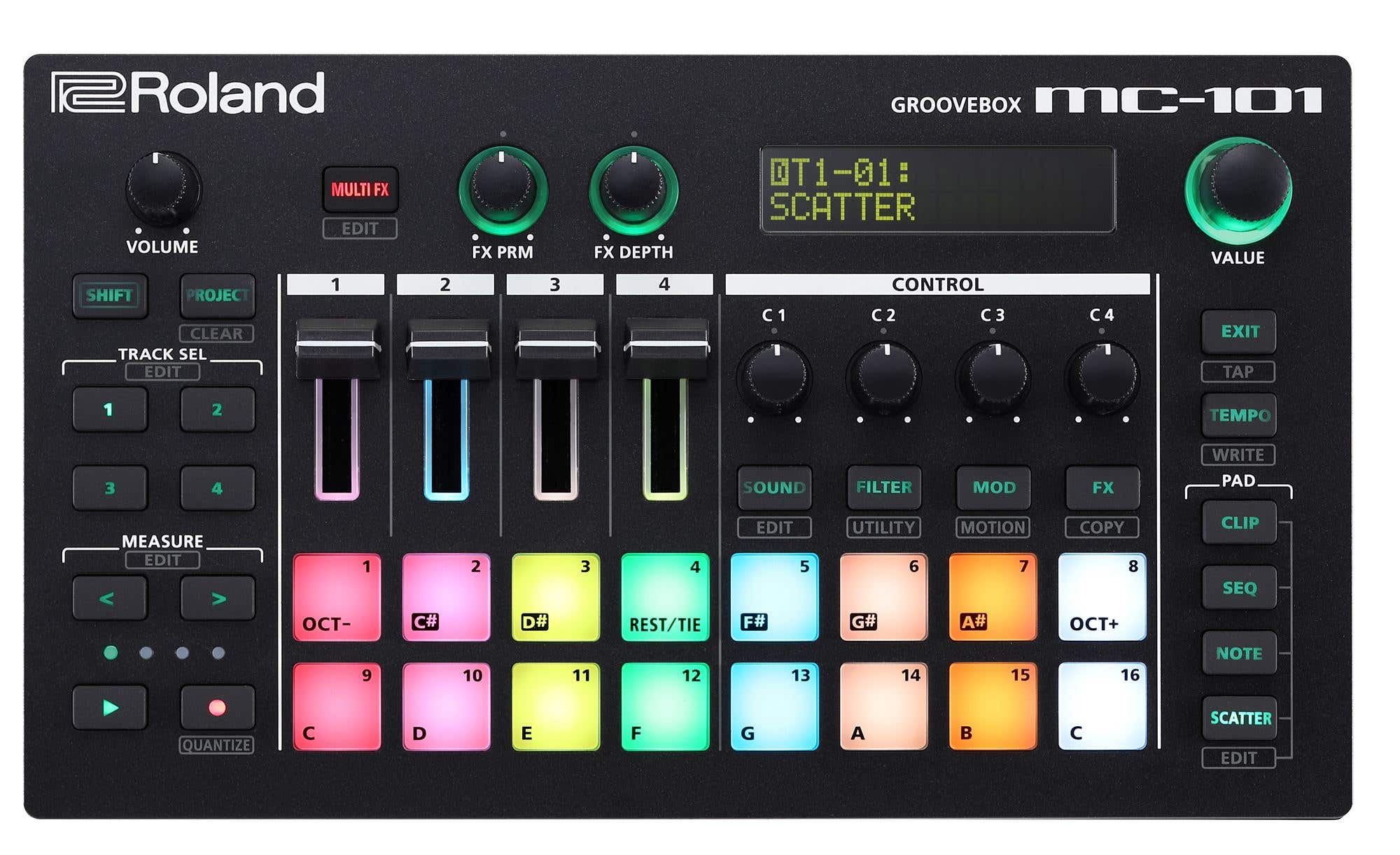 Roland MC101 Groovebox Production Workstation