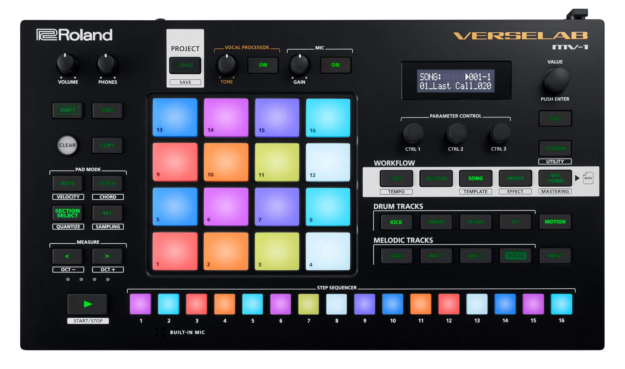 Roland MV1 VERSELAB Music Production Workstation