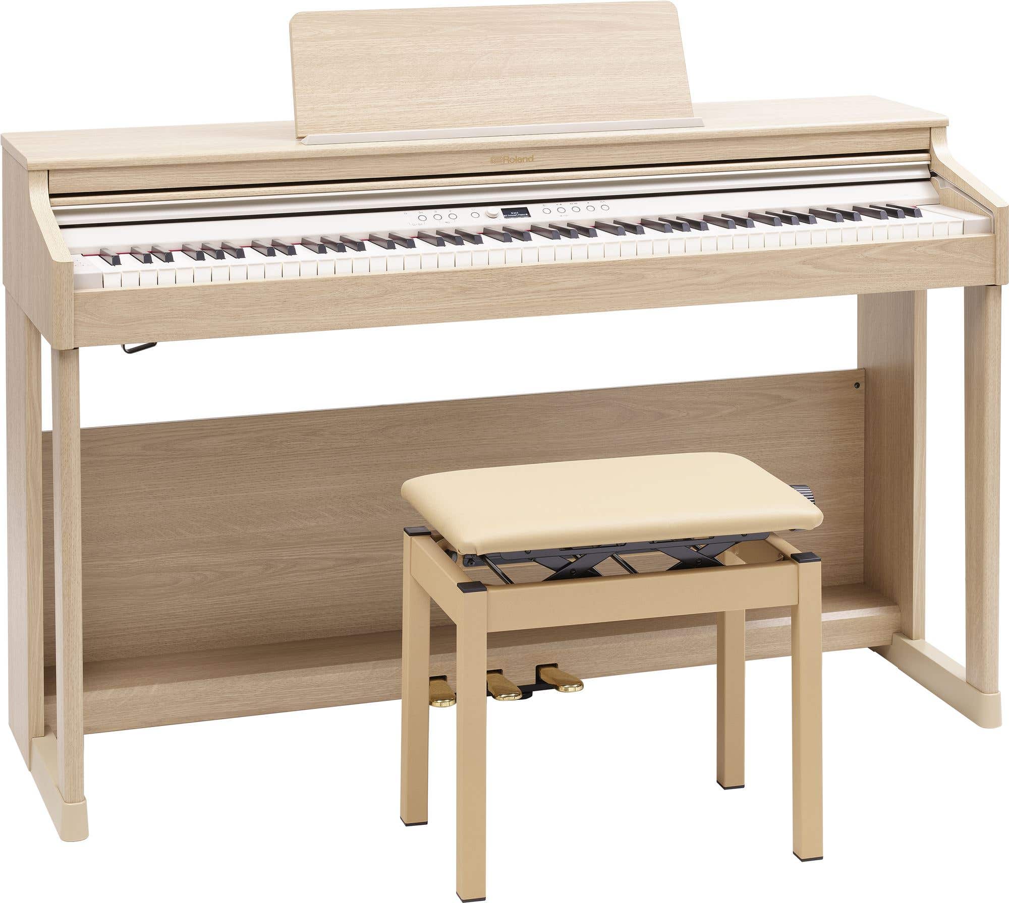 Roland RP701 Digital Piano in Light Oak