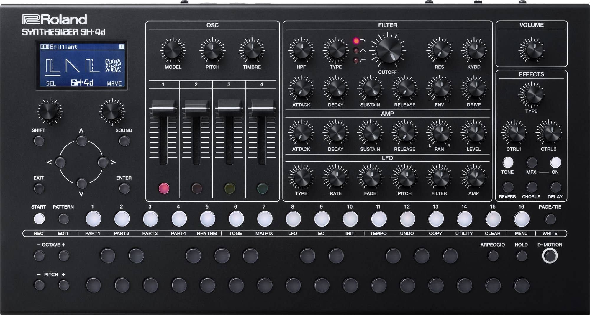 Roland SH4D Desktop Synthesizer