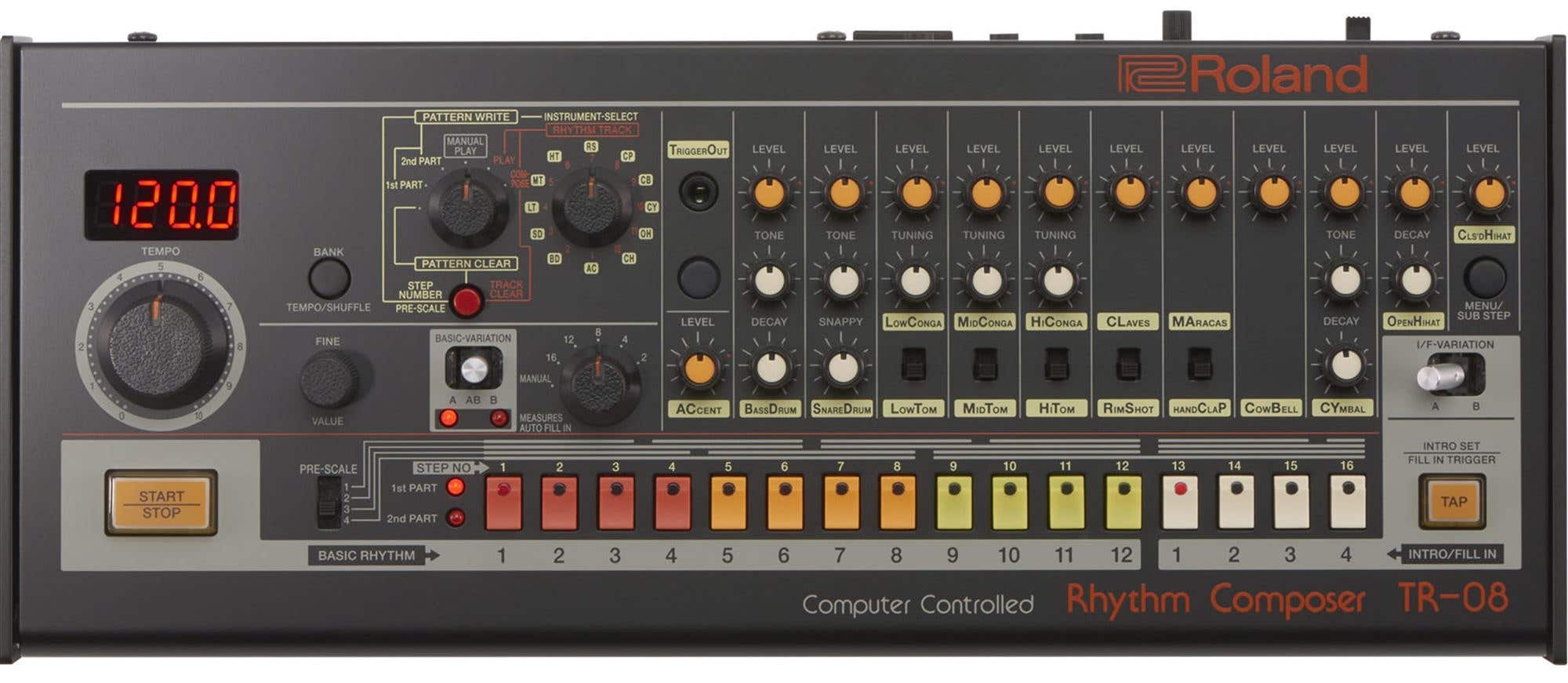 Roland TR08 Boutique Series Desktop Rhythm Composer
