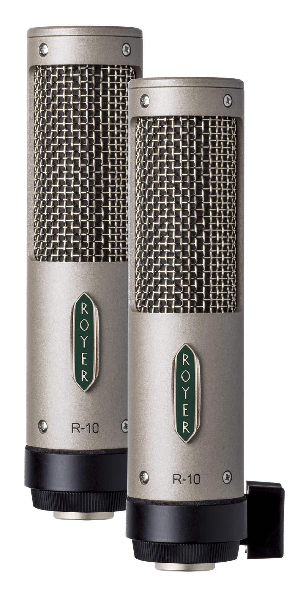 Royer Labs R-10-MP DB22 Large Element Mono Ribbon Mics Matched Pair