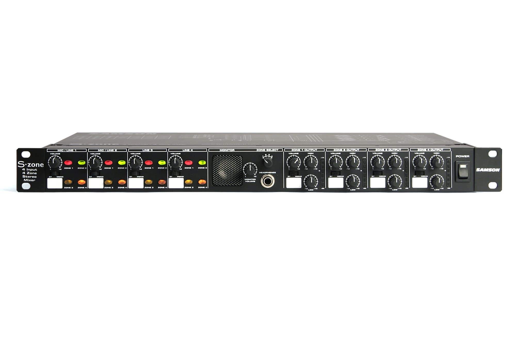 Samson SA SZONE S-ZONE Stereo 4 Zone Mixer