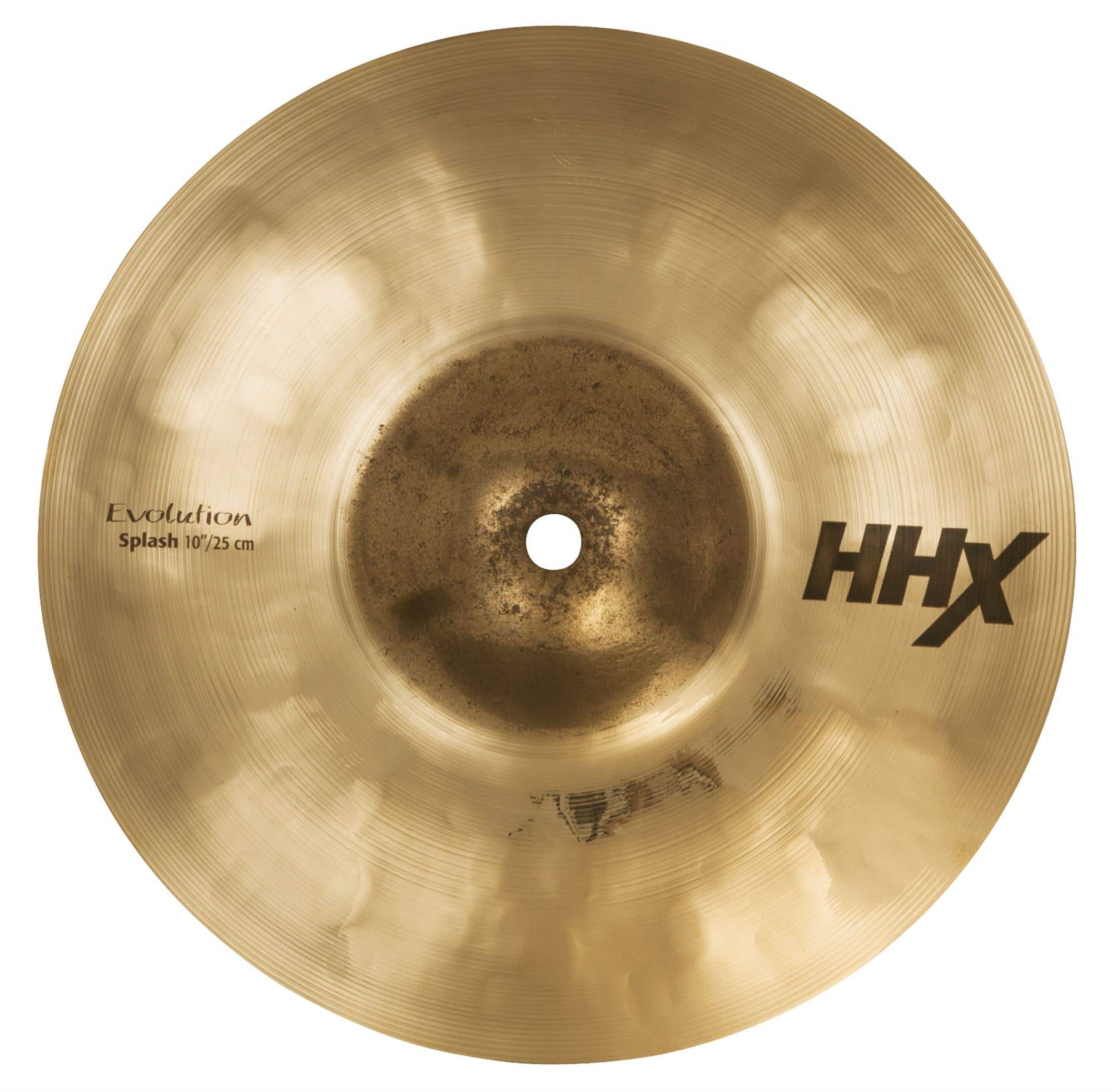 Sabian HHX Evolution 10 Inch Splash Cymbal Brilliant Finish
