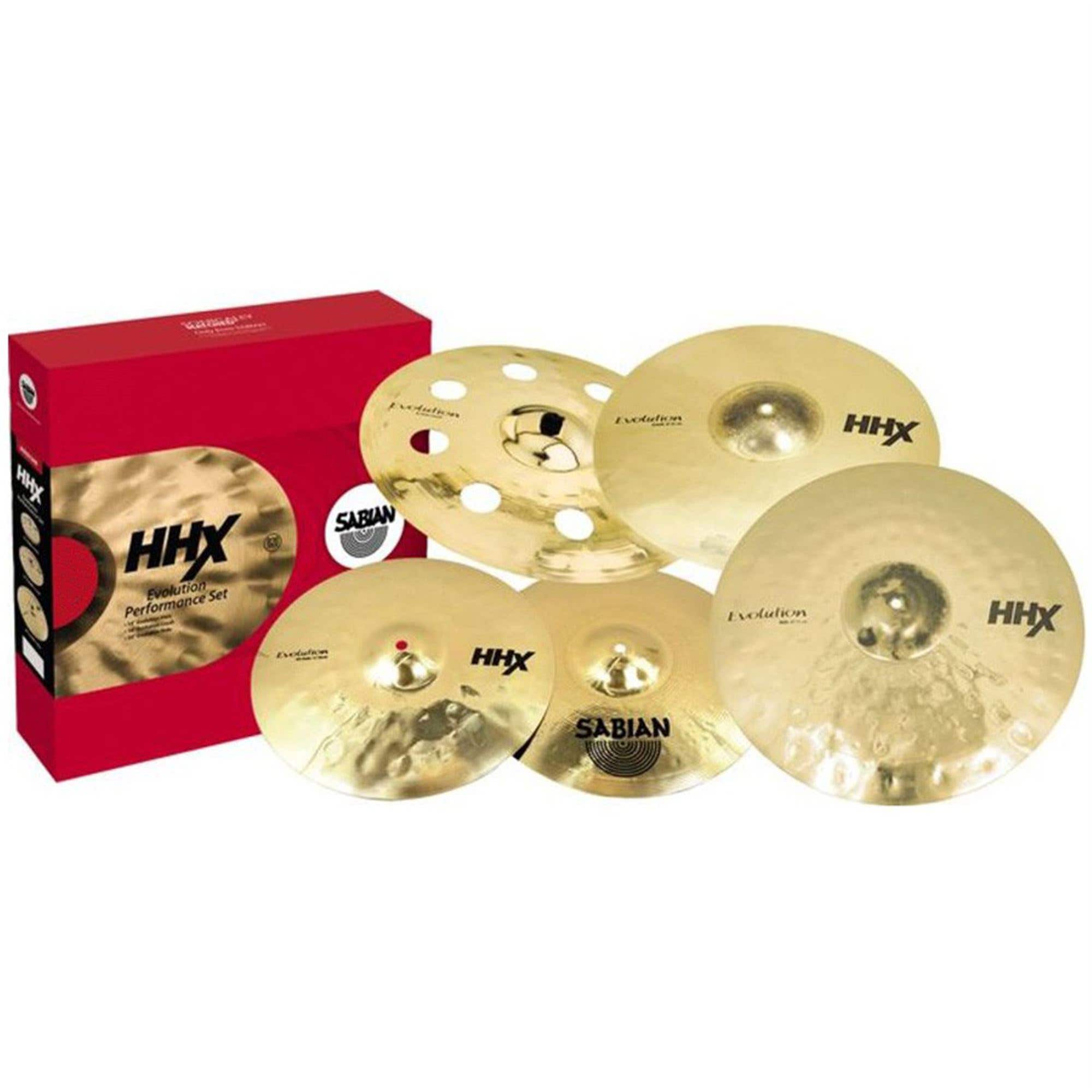Sabian HHX Evolution Performance Cymbal Set with 18" O-Zone Crash