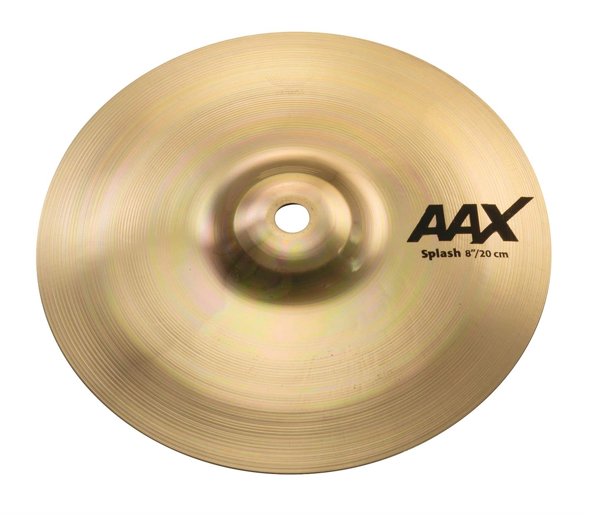 Sabian AAX 8 Inch Splash Cymbal  Brilliant Finish