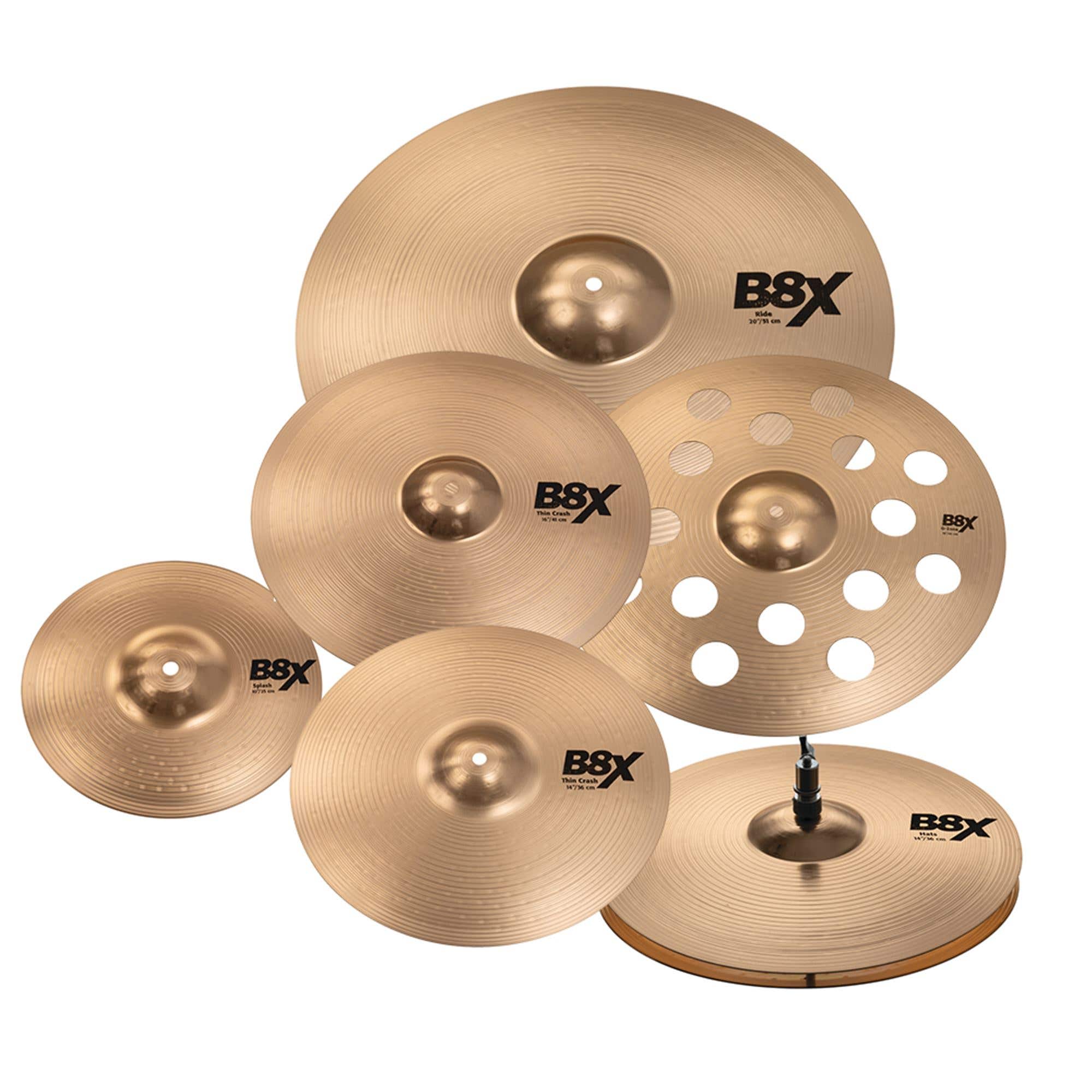 Sabian B8X Super Cymbal Set with 10" Splash and 18" O-Zone