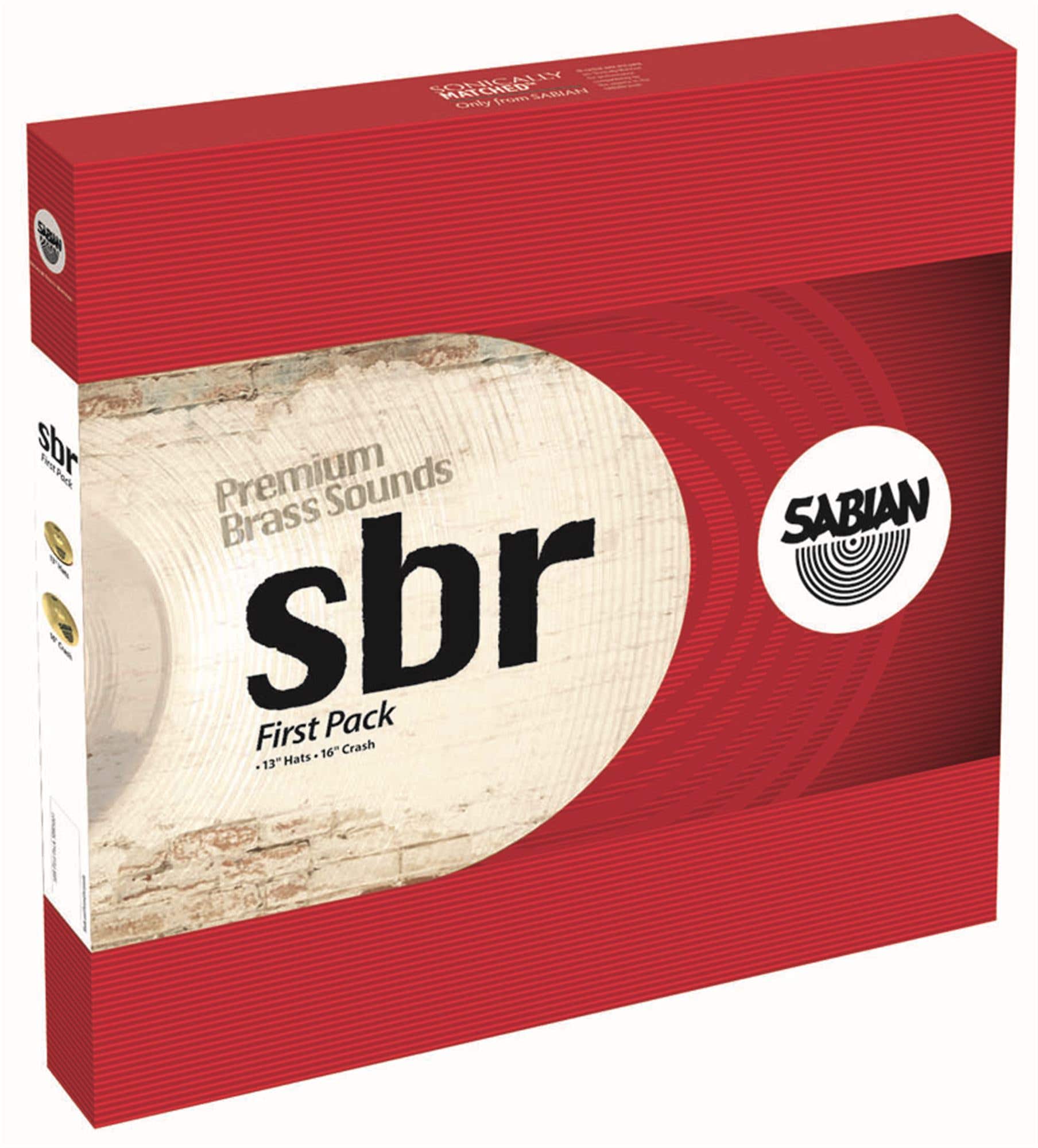 Sabian SBR 5001 Cymbal 2-Pack 13 Hi-Hats and 16 Crash