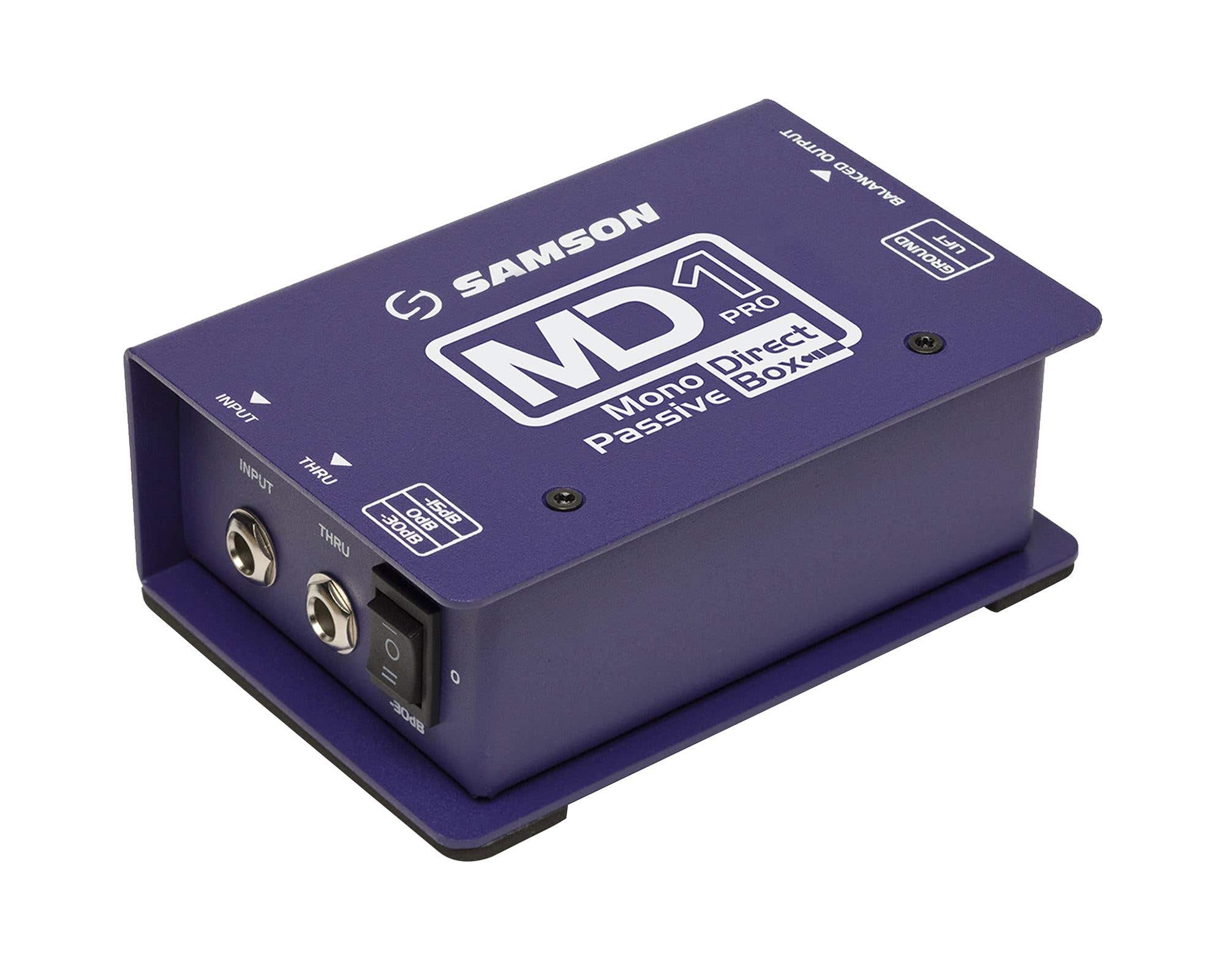 Samson MD1 Pro Professional Mono Passive Direct Box