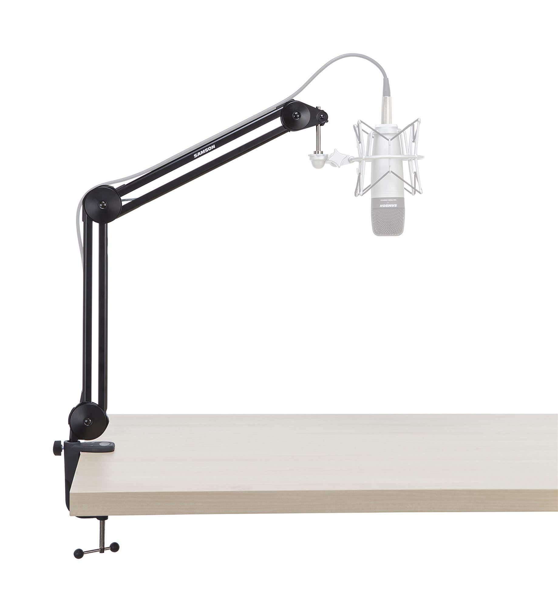 Samson MBA28 28" Desk Mount Mic Boom Arm With Clamp And Top Mount