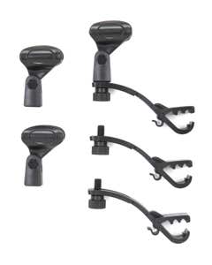 Samson SADMC200 DMC200 Drum Microphone Clip 3 Pack