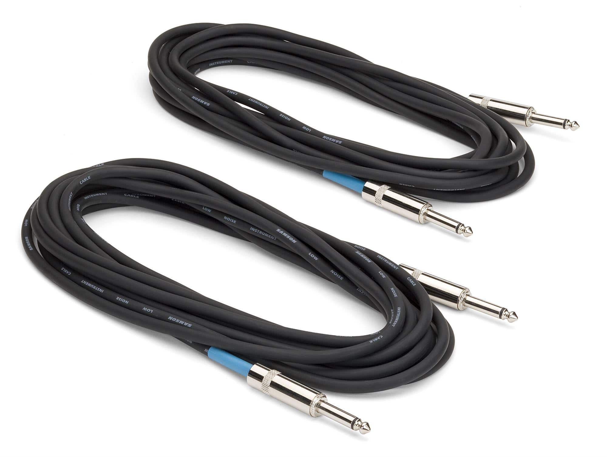 Samson SAIC20 IC20 IC Series Instrument Cable 20 Feet 2 Pak