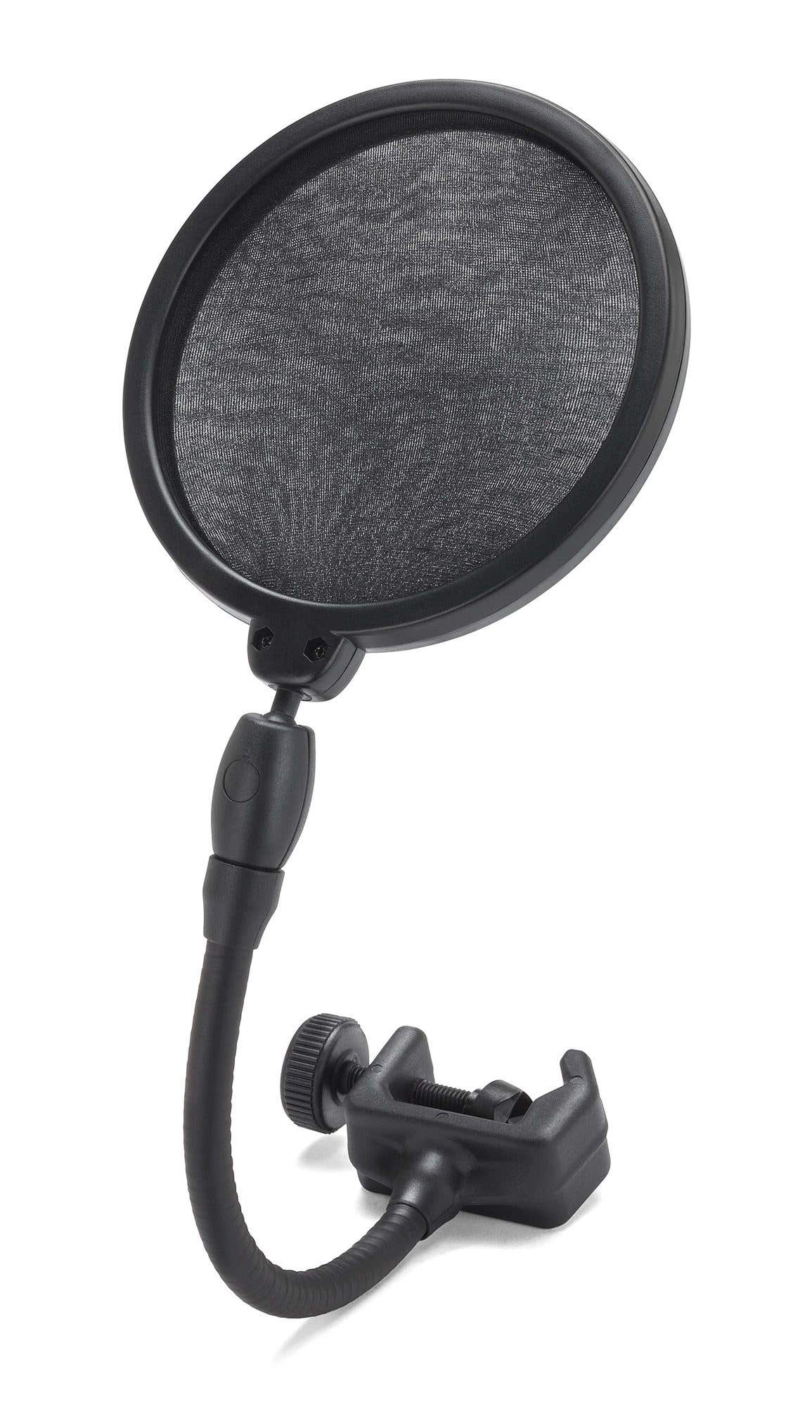 Samson PS05 4.75" Dual Mesh Studio Mic Pop Filter 7.25" Gooseneck