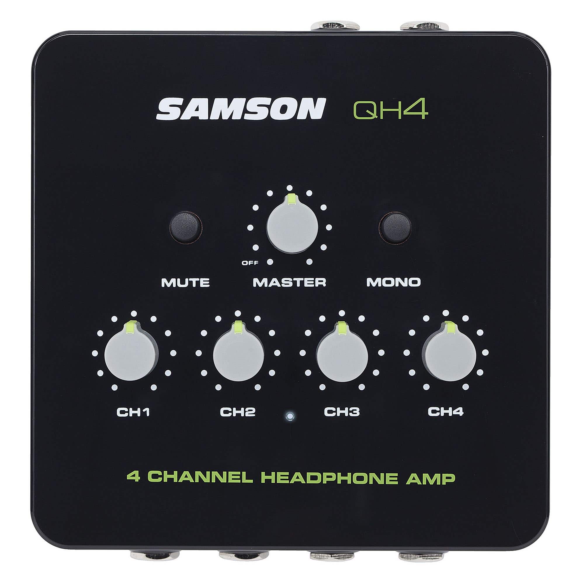 Samson QH4 4 Channel Studio Headphone Amplifier