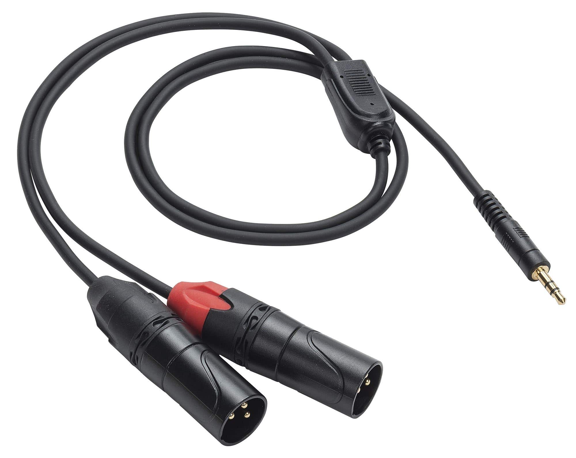 Samson Tourtek Pro Breakout Cable 1/8" (3.5mm) TRS to dual XLR Male 3 Feet