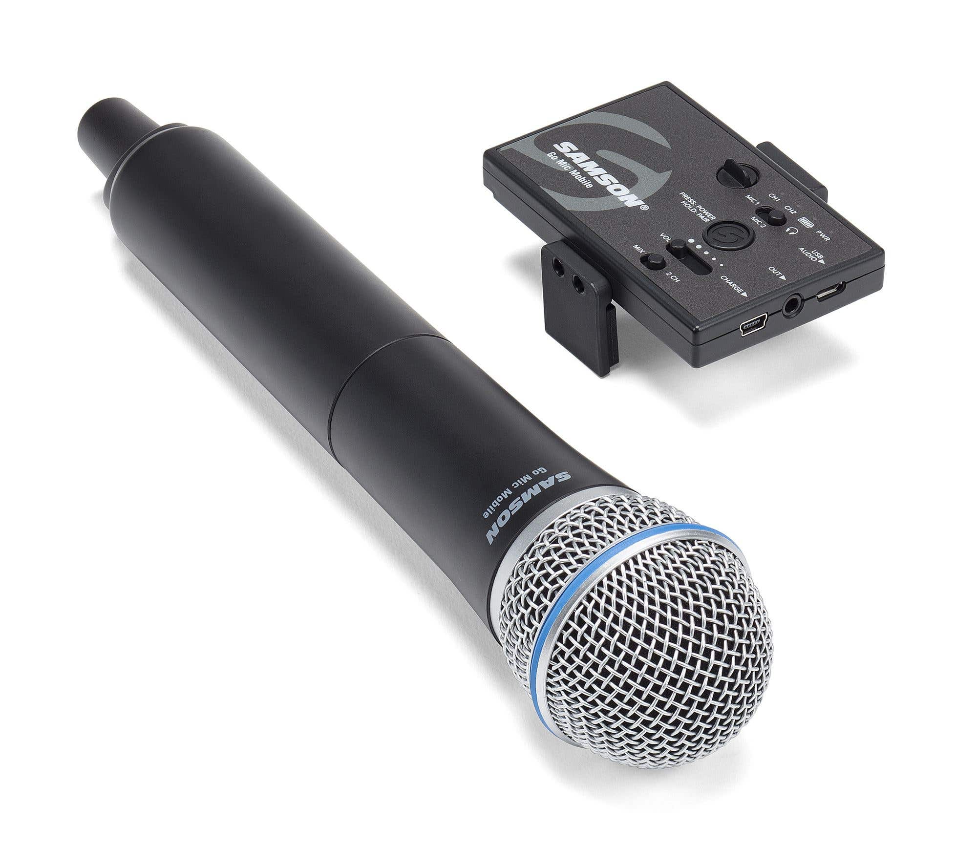 Samson Go Mic Mobile Smartphone Wireless With Q8 Handheld