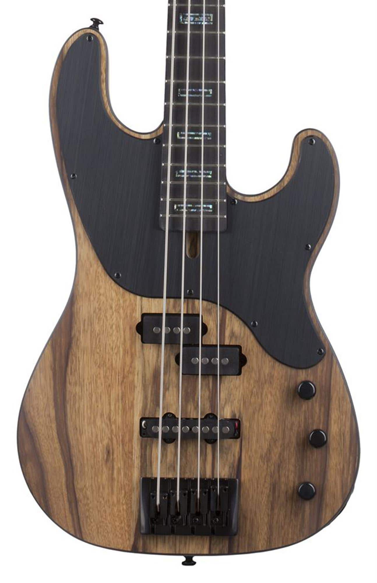Schecter Model-T 4 Exotic Bass Black Limba