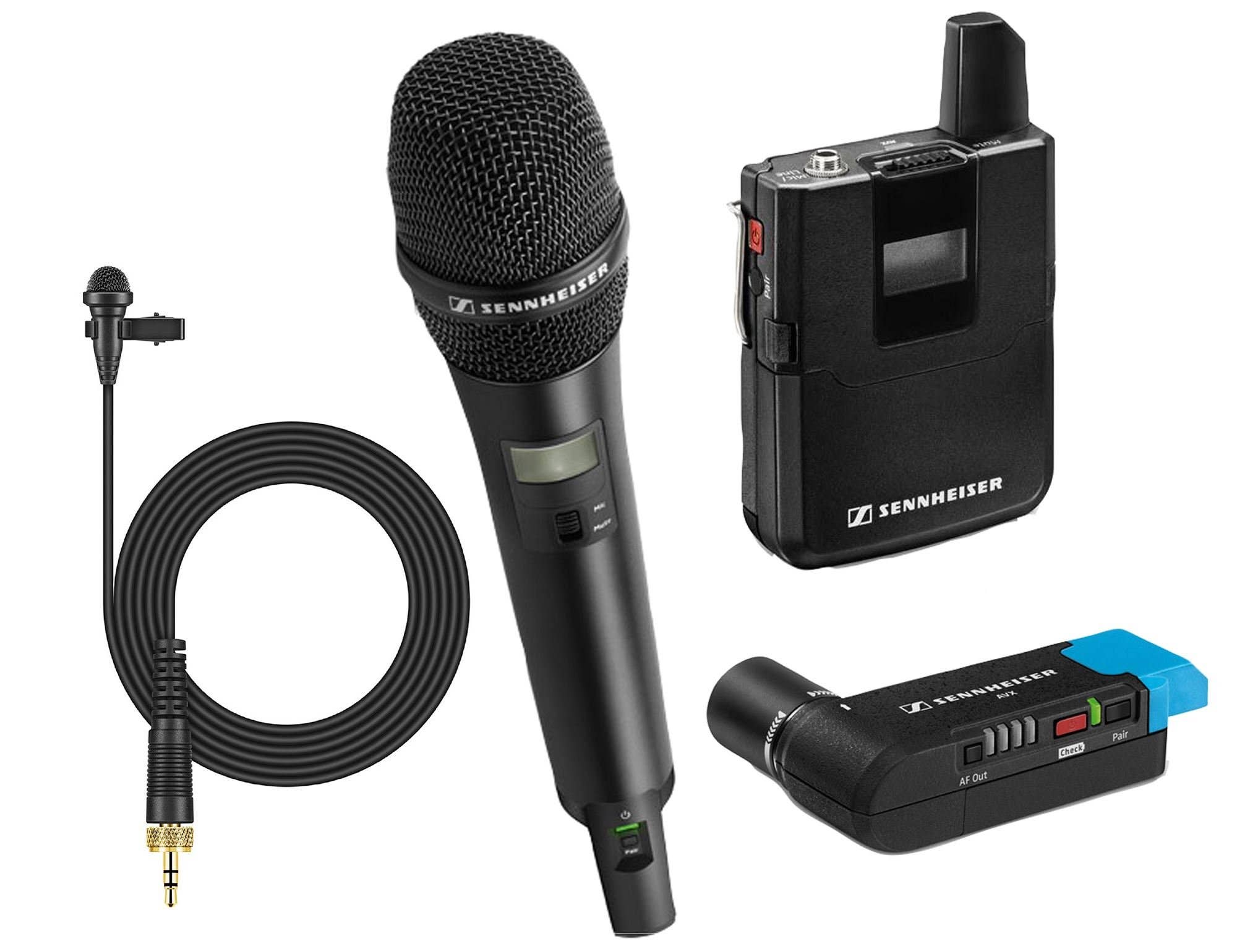 Sennheiser AVX ME2/835 SET-4 Combo Wiresless Microphone System