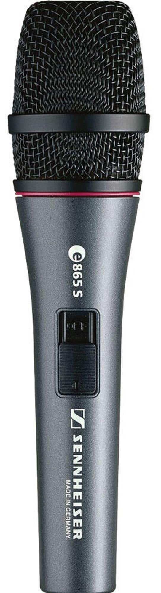 Sennheiser e865S Super-Cardioid Handheld Condenser Mic With Switch