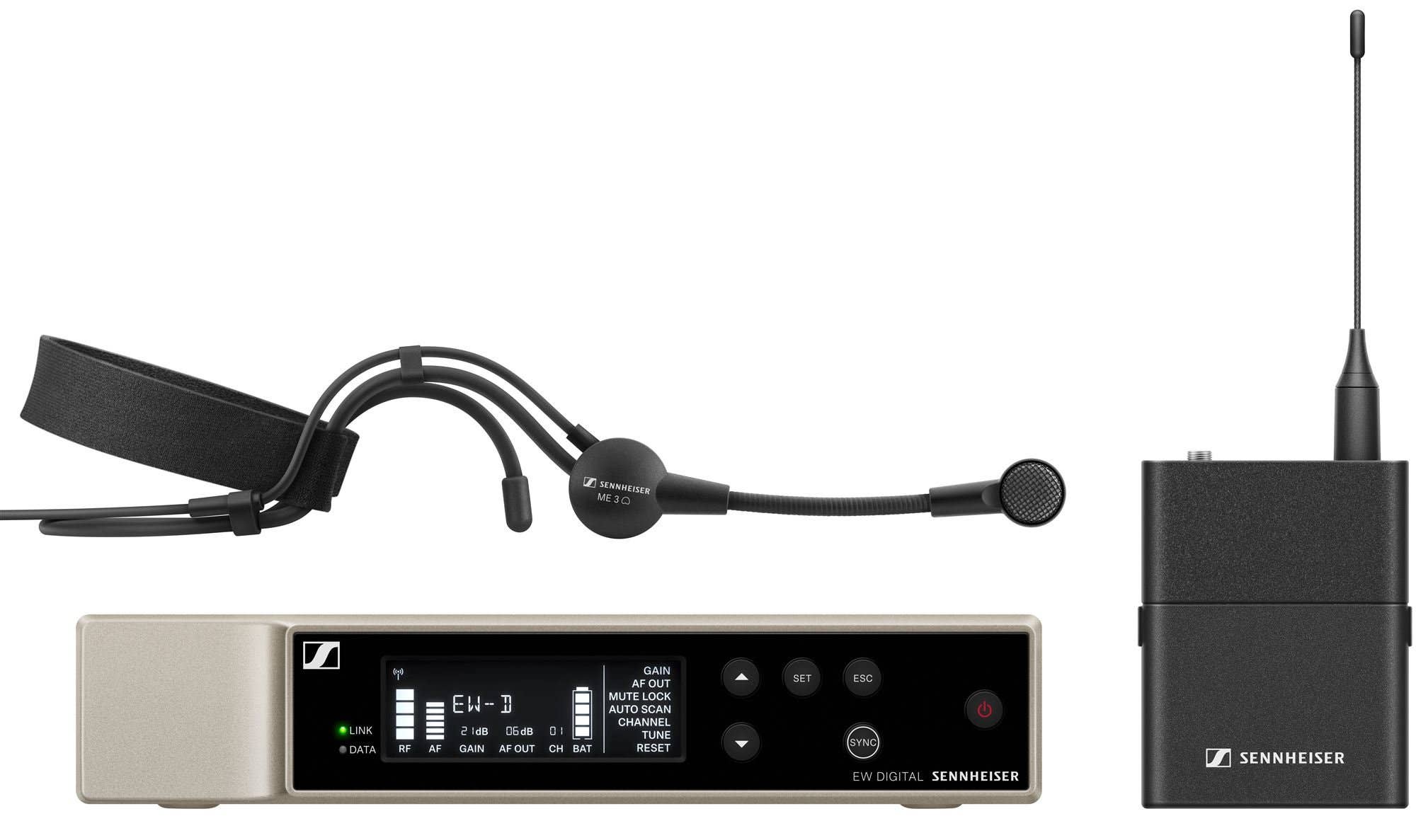 Sennheiser Evolution Digital Wireless ME3 Headset Set