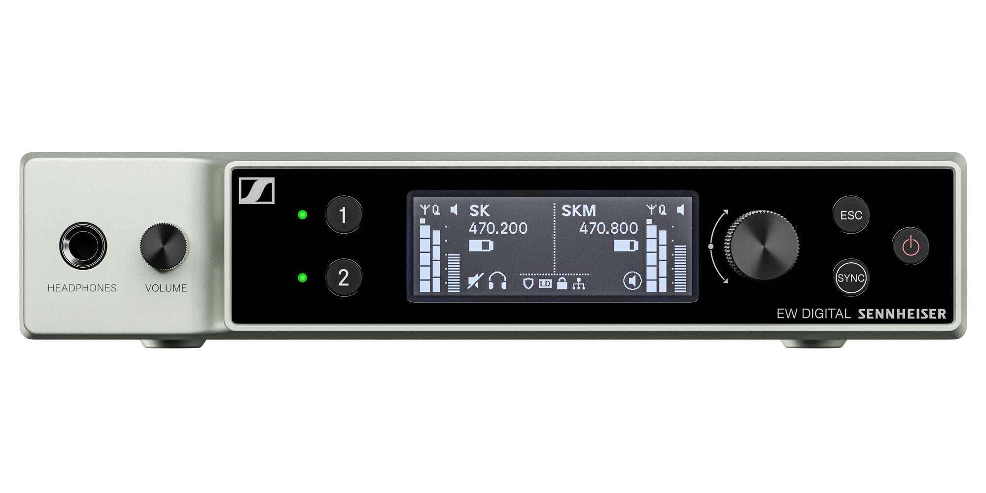 Sennheiser EW-DX EM 2 Two Channel Digital Wireless Receiver Group Q1-9
