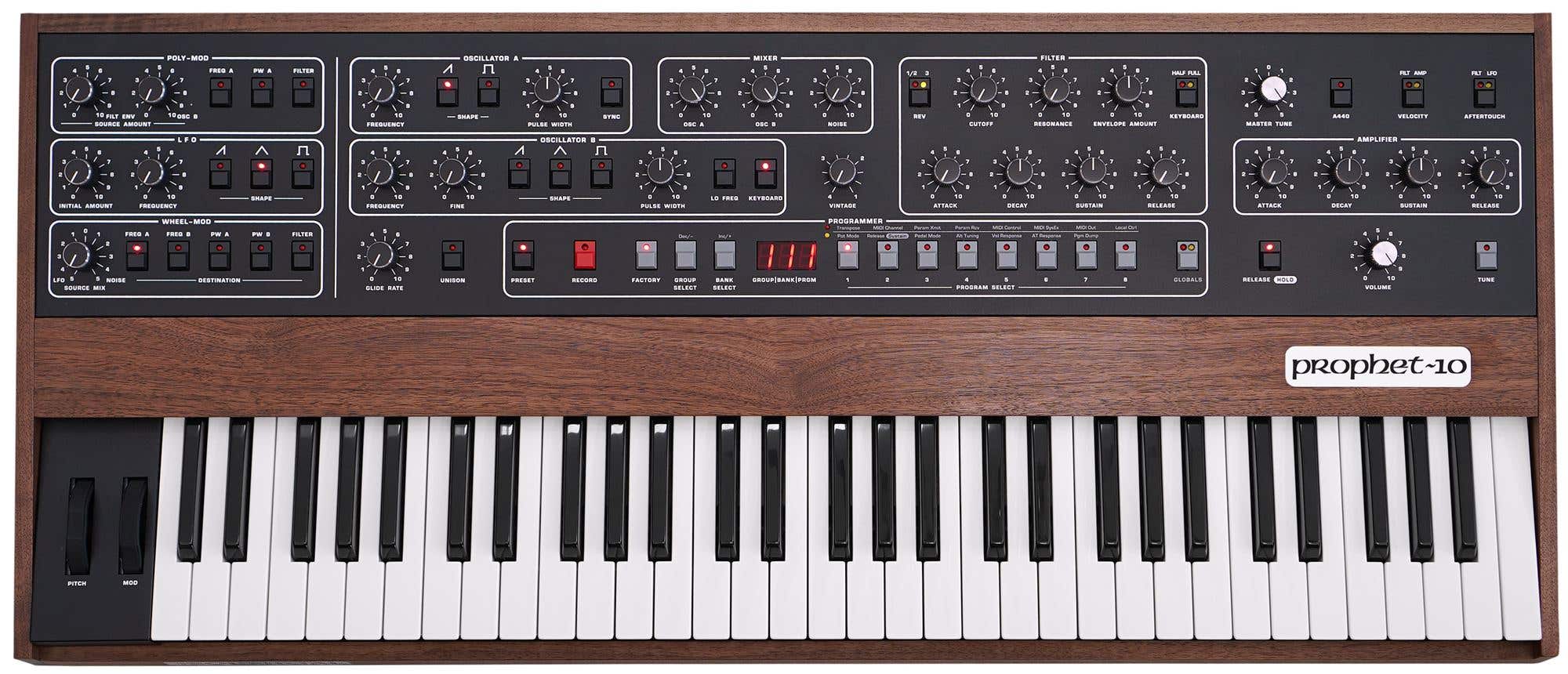 Sequential Prophet 10 Analog Synthesizer Keyboard